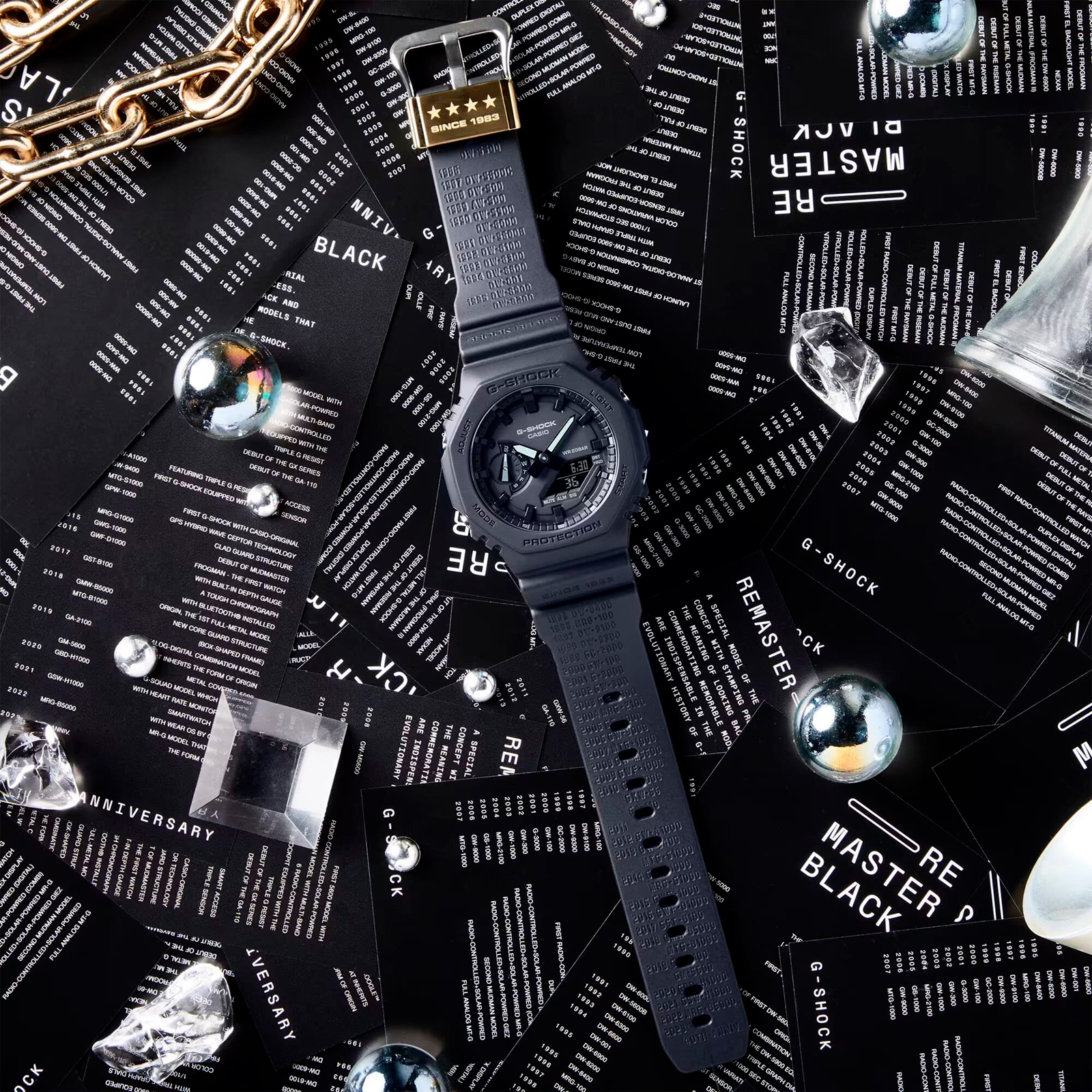 Reloj G-SHOCK GA-2140RE-1A Carbono/Resina Hombre Negro