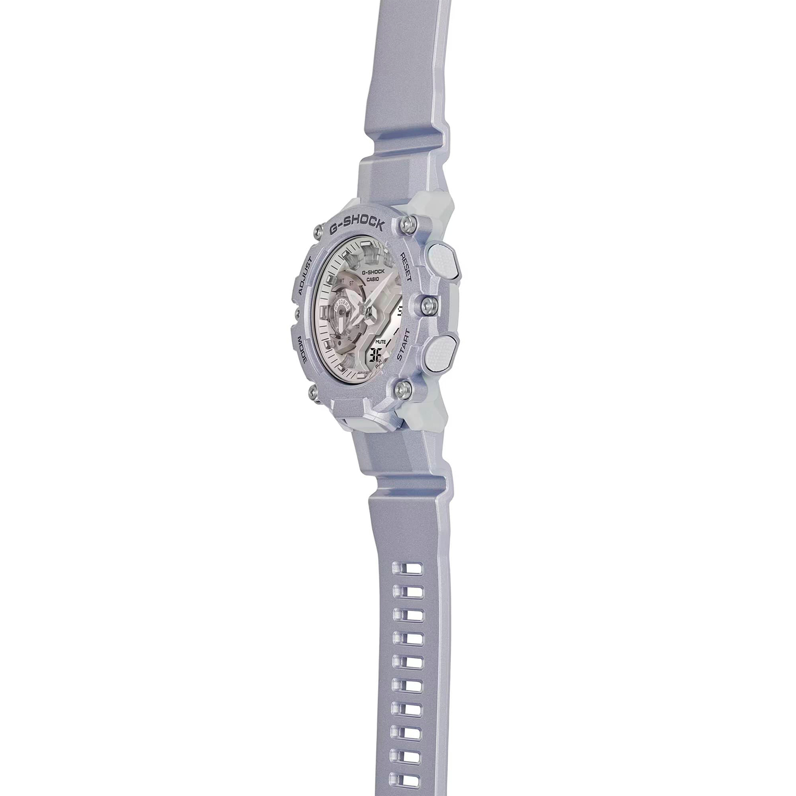 Reloj G-SHOCK GA-2200FF-8A Carbono/Resina Hombre Plateado