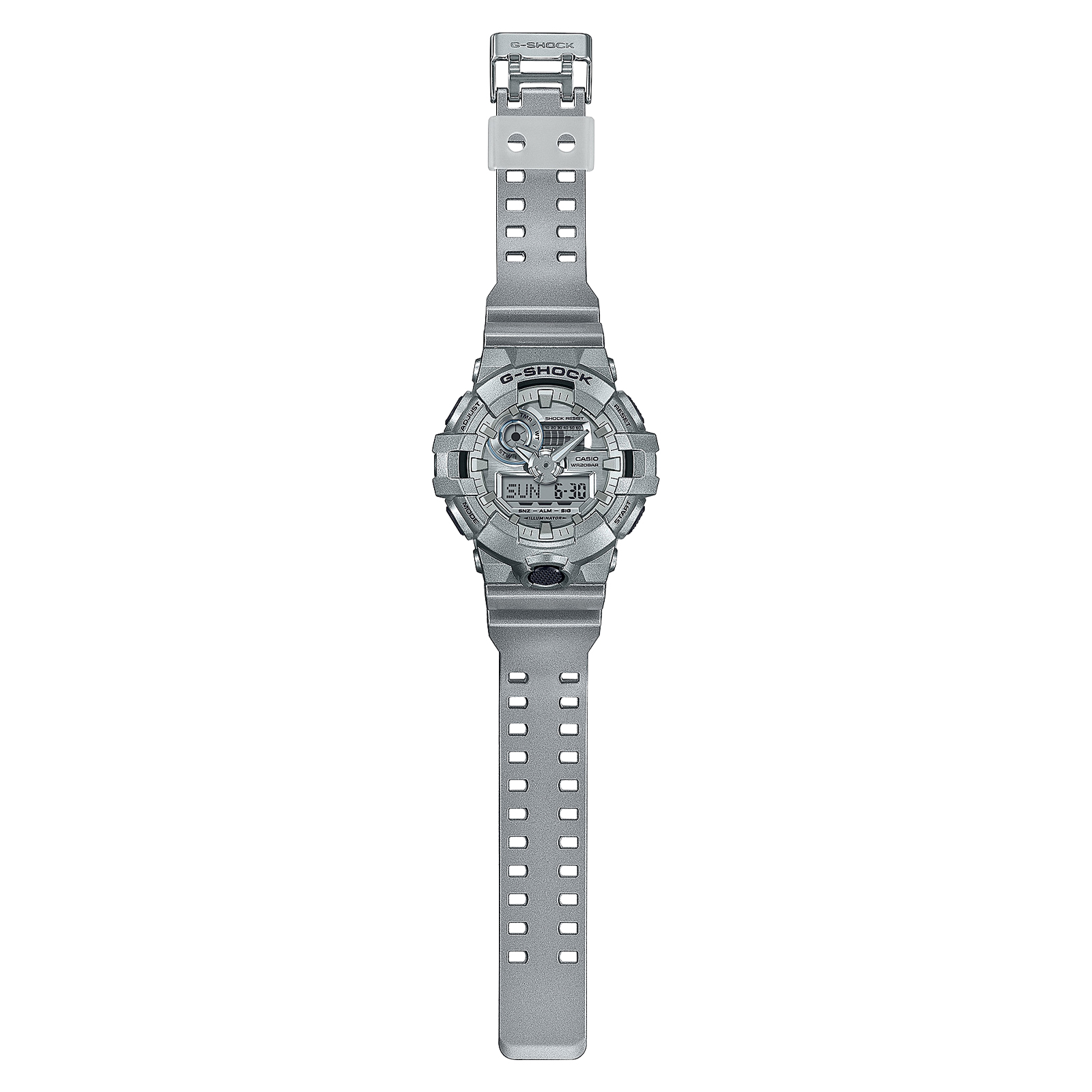 Reloj G-SHOCK GA-700FF-8A Resina Hombre Plateado