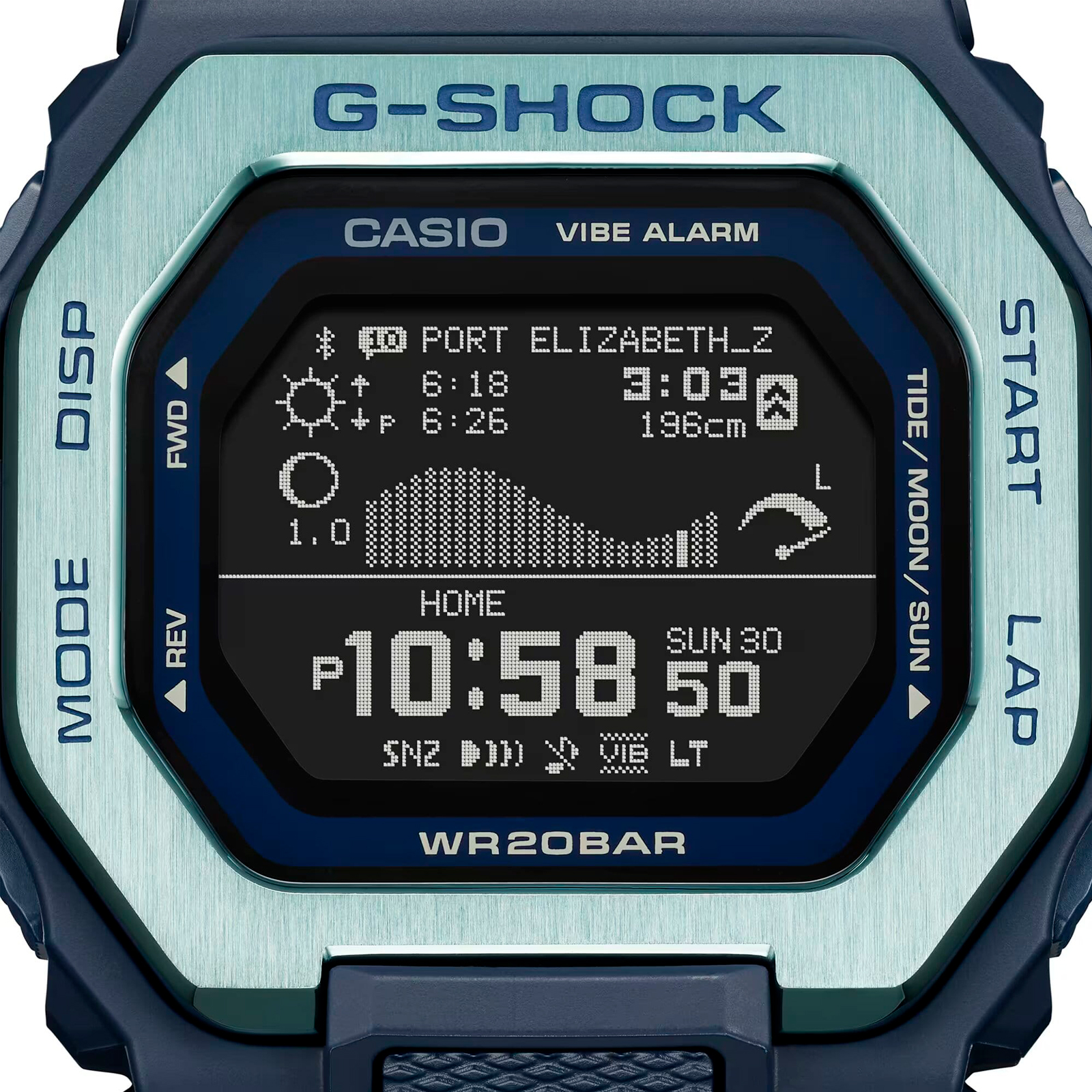 Reloj G-SHOCK GBX-100TT-2D Resina Hombre Azul