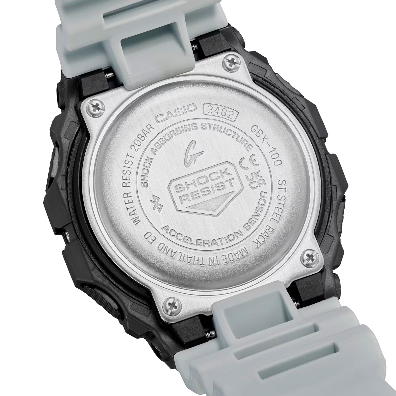 Reloj G-SHOCK GBX-100TT-8D Resina Hombre Gris