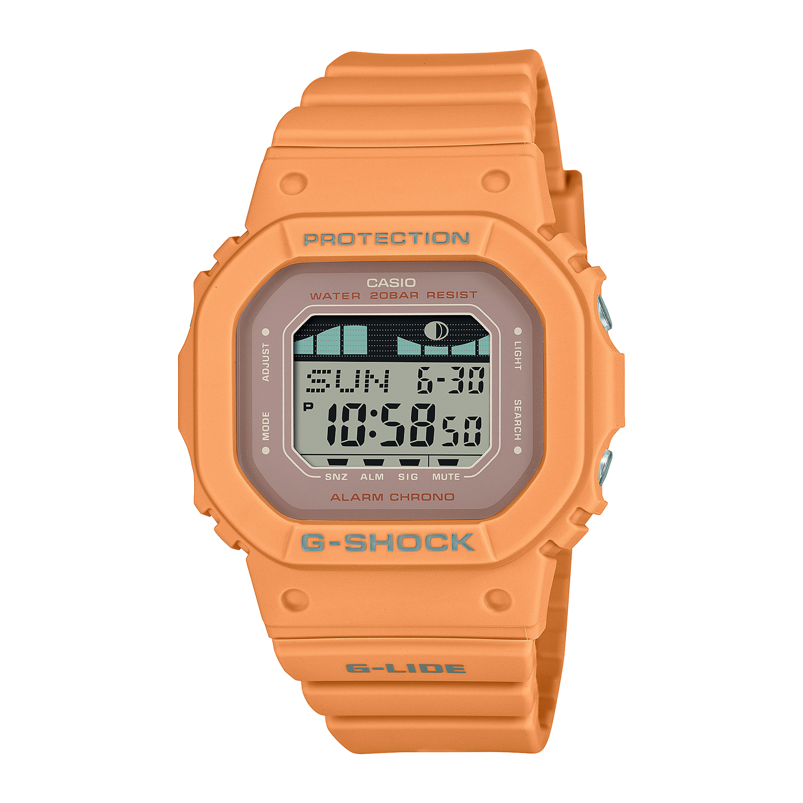 Reloj G-SHOCK GLX-S5600-4D Resina Hombre Naranja