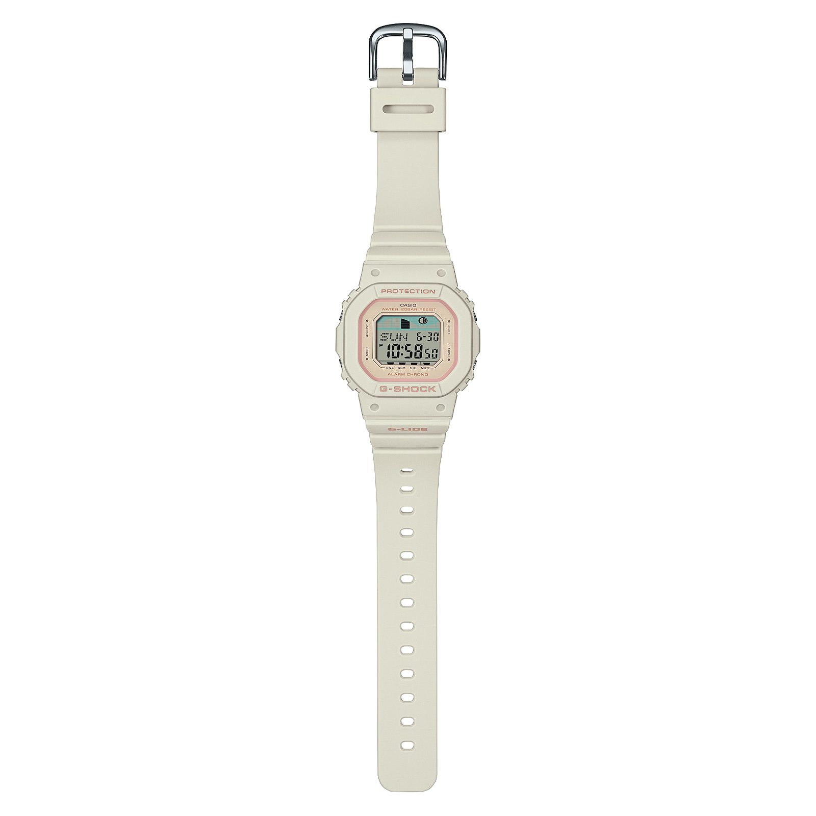 Reloj G-SHOCK GLX-S5600-7D Resina Hombre Blanco