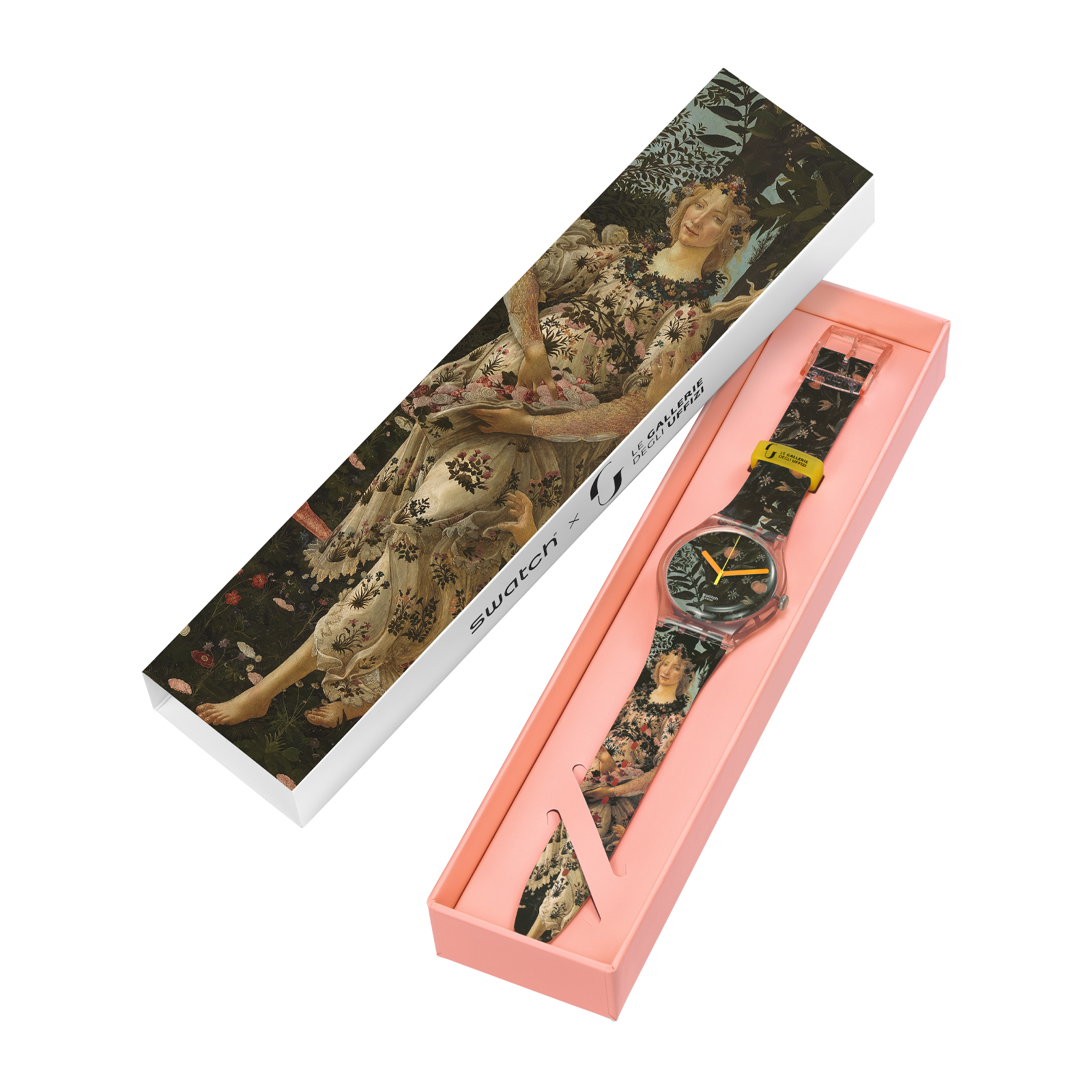 Reloj SWATCH ALLEGORIA DELLA PRIMAVERA BY BOTTICELLI SUOZ357 Rosa