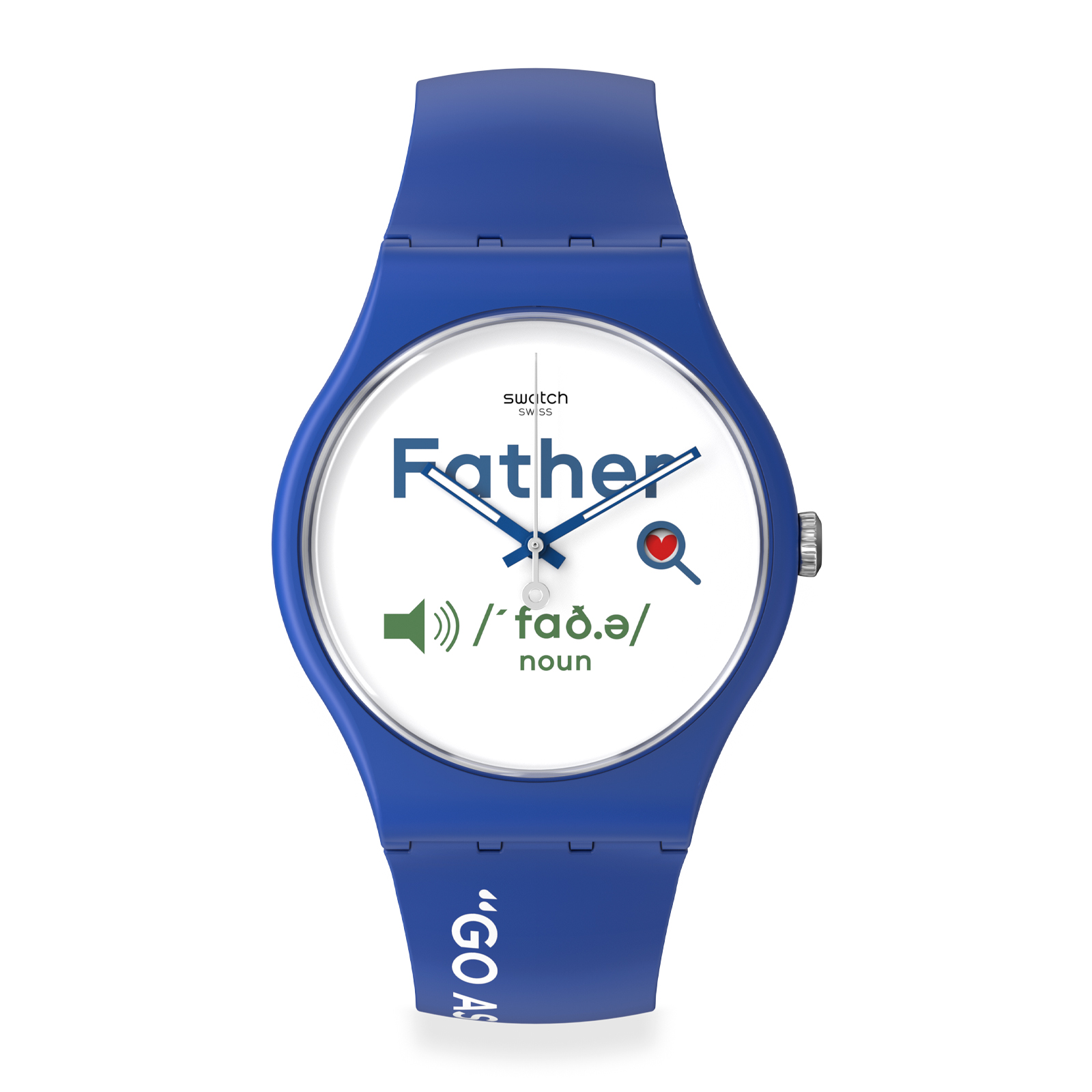 Reloj SWATCH ALL ABOUT DAD SO29Z704 Azul - Btime