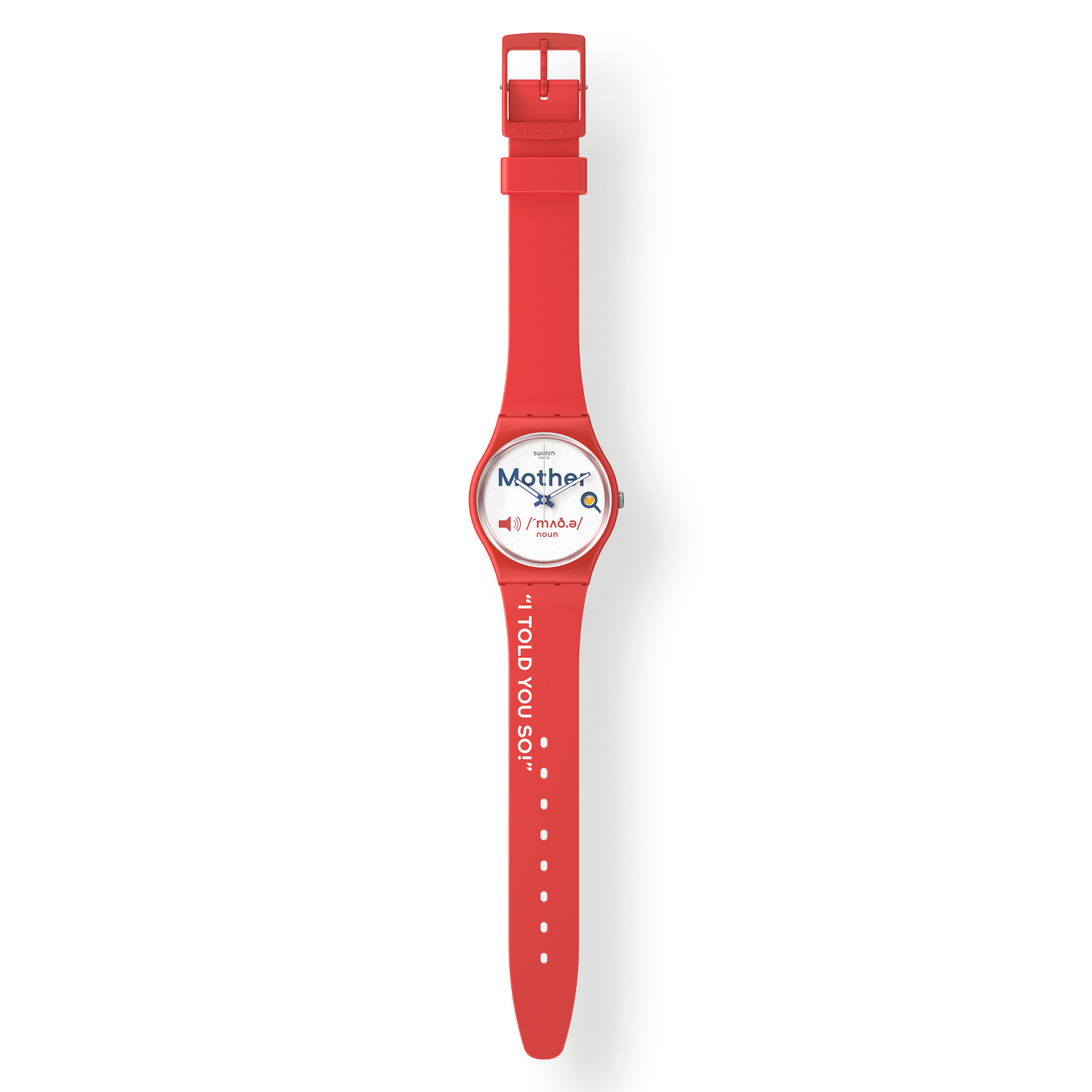 Reloj SWATCH ALL ABOUT MOM GZ713 Rojo