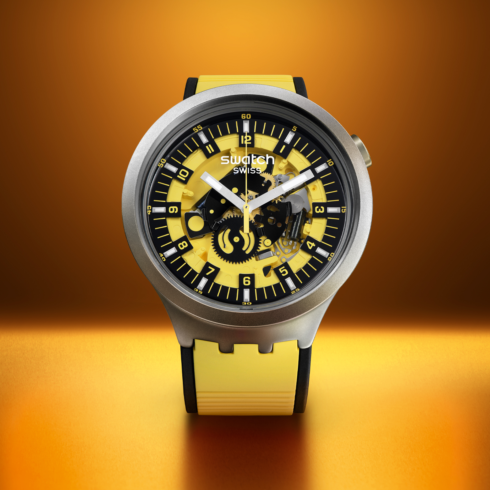 Reloj SWATCH BOLDEN YELLOW SB07S109 Gris