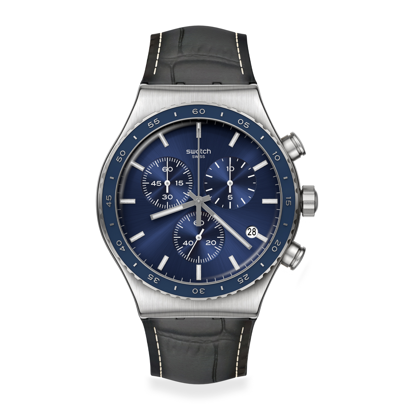 Reloj SWATCH COBALT LAGOON YVS496 Plateado