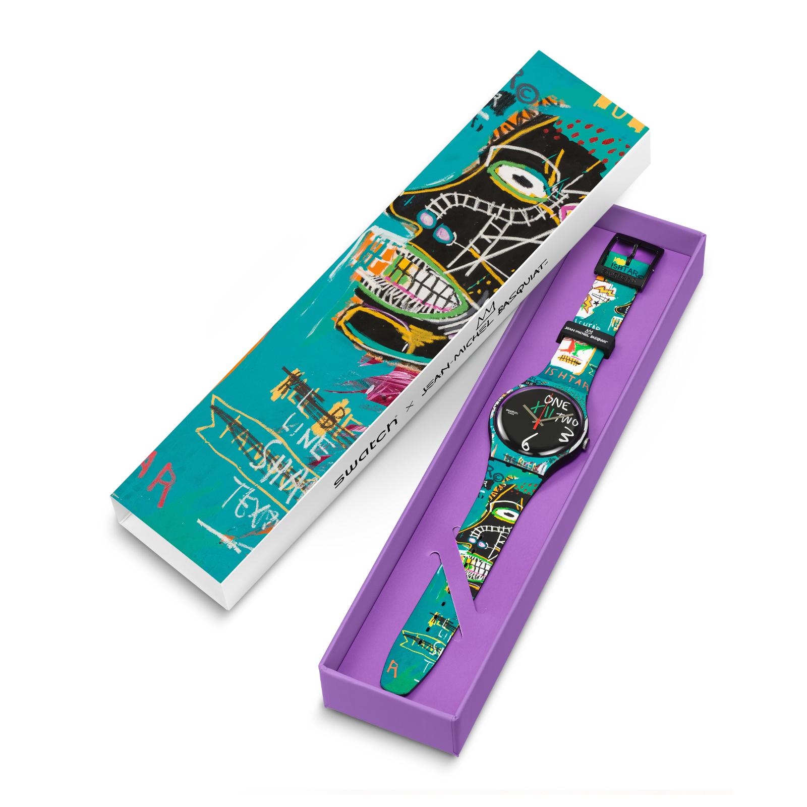 Reloj SWATCH ISHTAR BY JEAN-MICHEL BASQUIAT SUOZ356 Multicolor