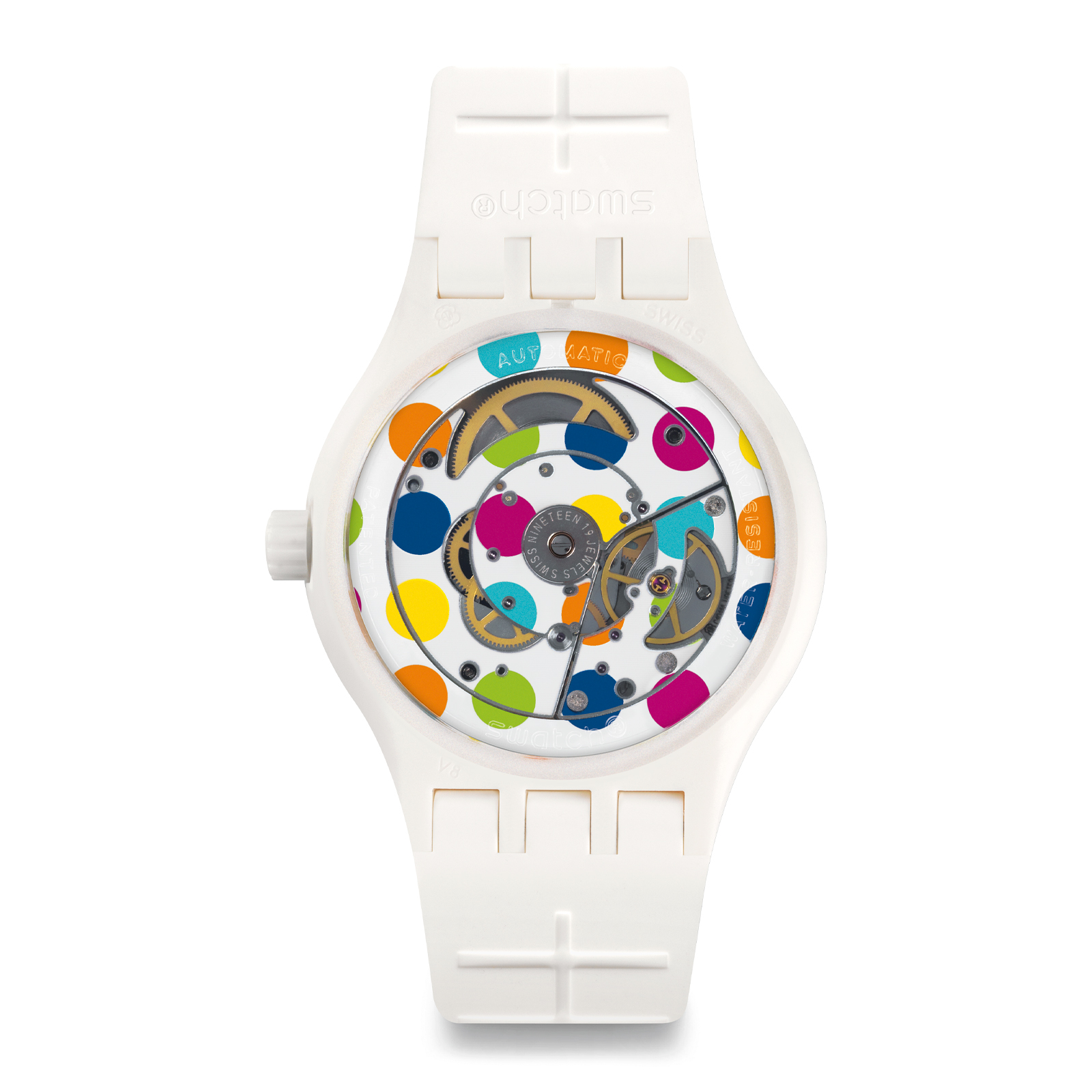 Reloj SWATCH SISTEM POLKA SUTW403 Blanco