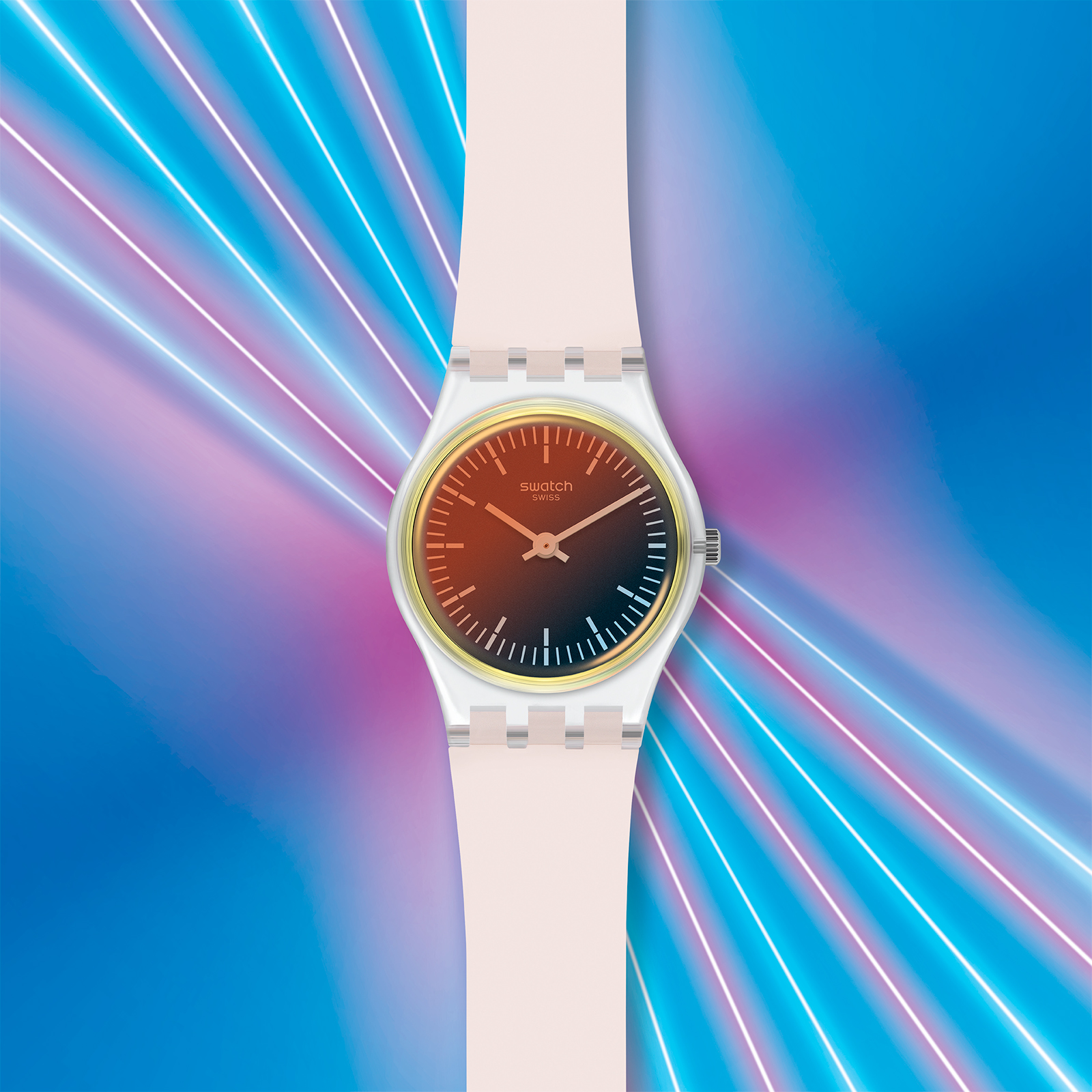 Reloj SWATCH ULTRA GOLDEN LK391 Transparente