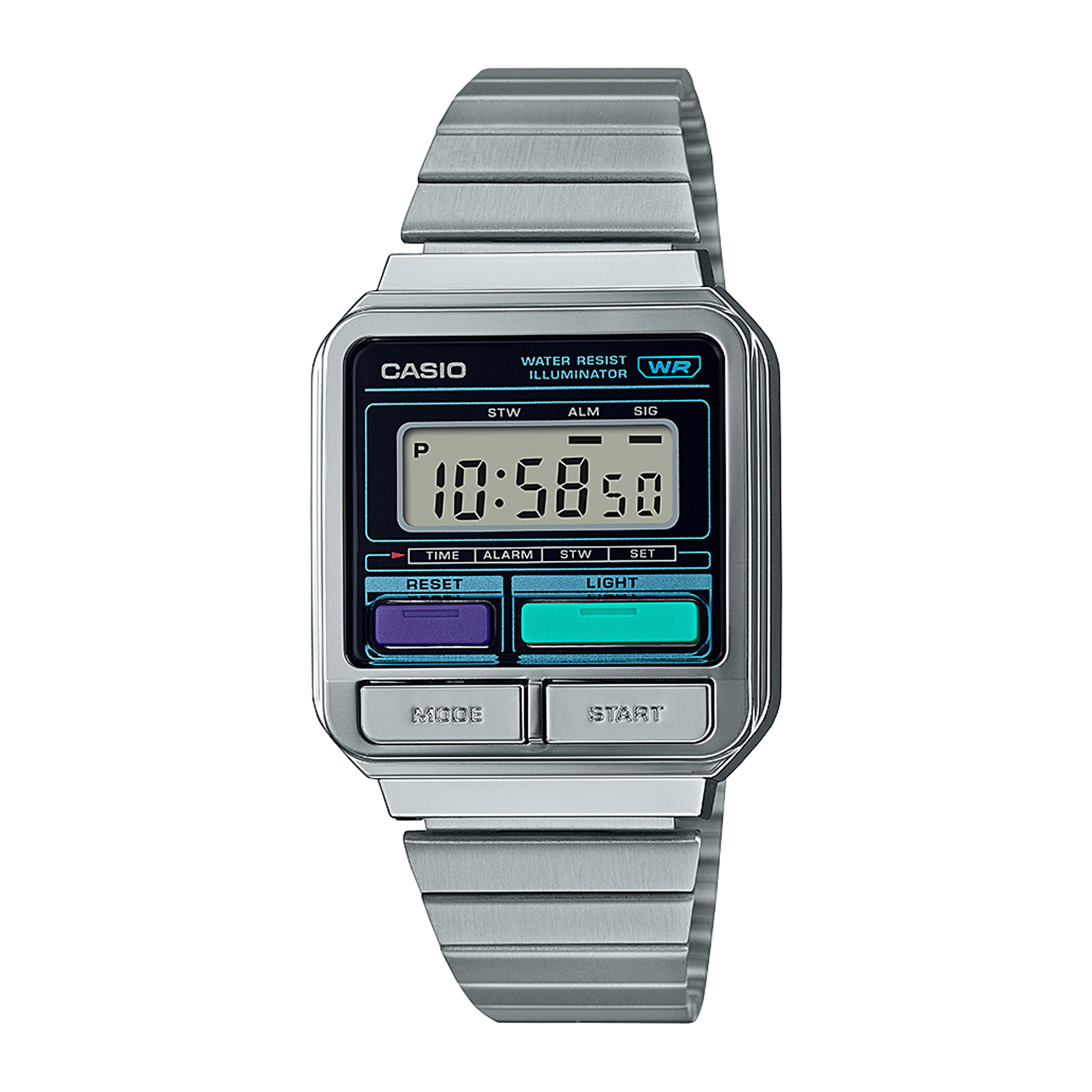 Reloj Casio plateado. Electronica: GAME.es