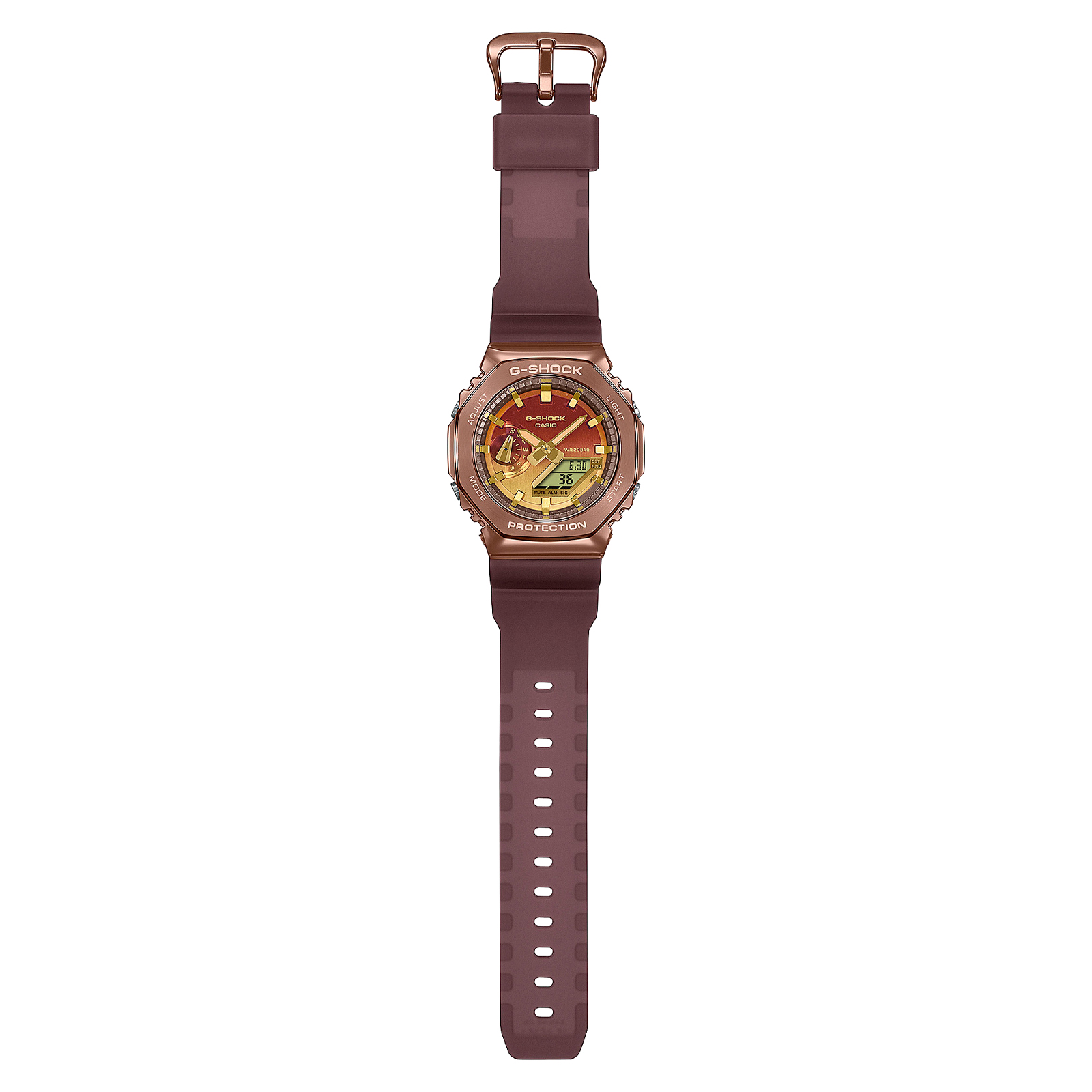 Reloj G-SHOCK GM-2100CL-5A Resina/Acero Hombre Oro Rosa