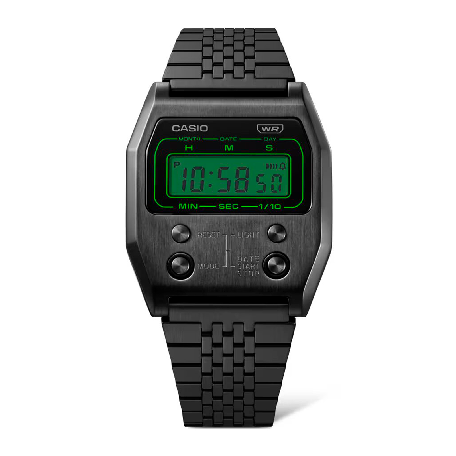 Reloj CASIO A1100B-1D Acero Unisex Negro