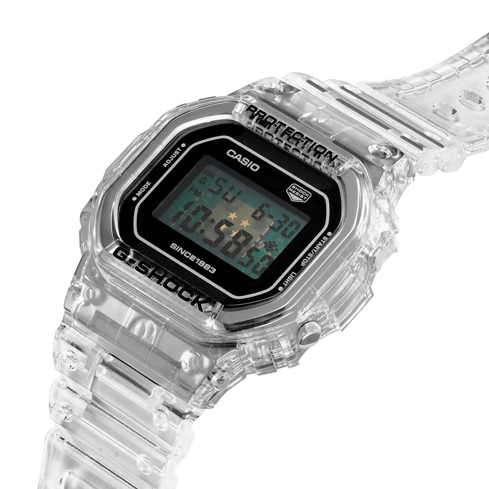 Reloj G-SHOCK DW-5040RX-7D Resina/Acero Hombre Transparente