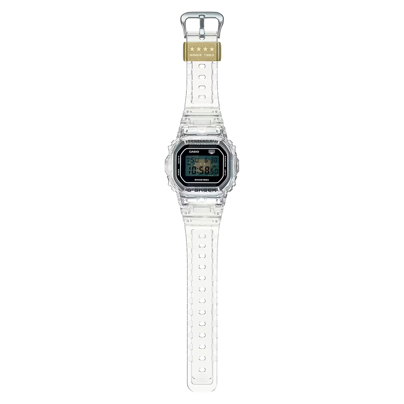 Reloj G-SHOCK DW-5040RX-7D Resina/Acero Hombre Transparente