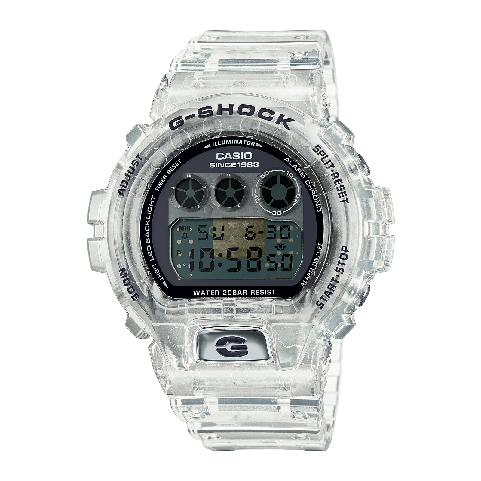 Reloj G-SHOCK DW-6940RX-7D Resina Hombre Transparente