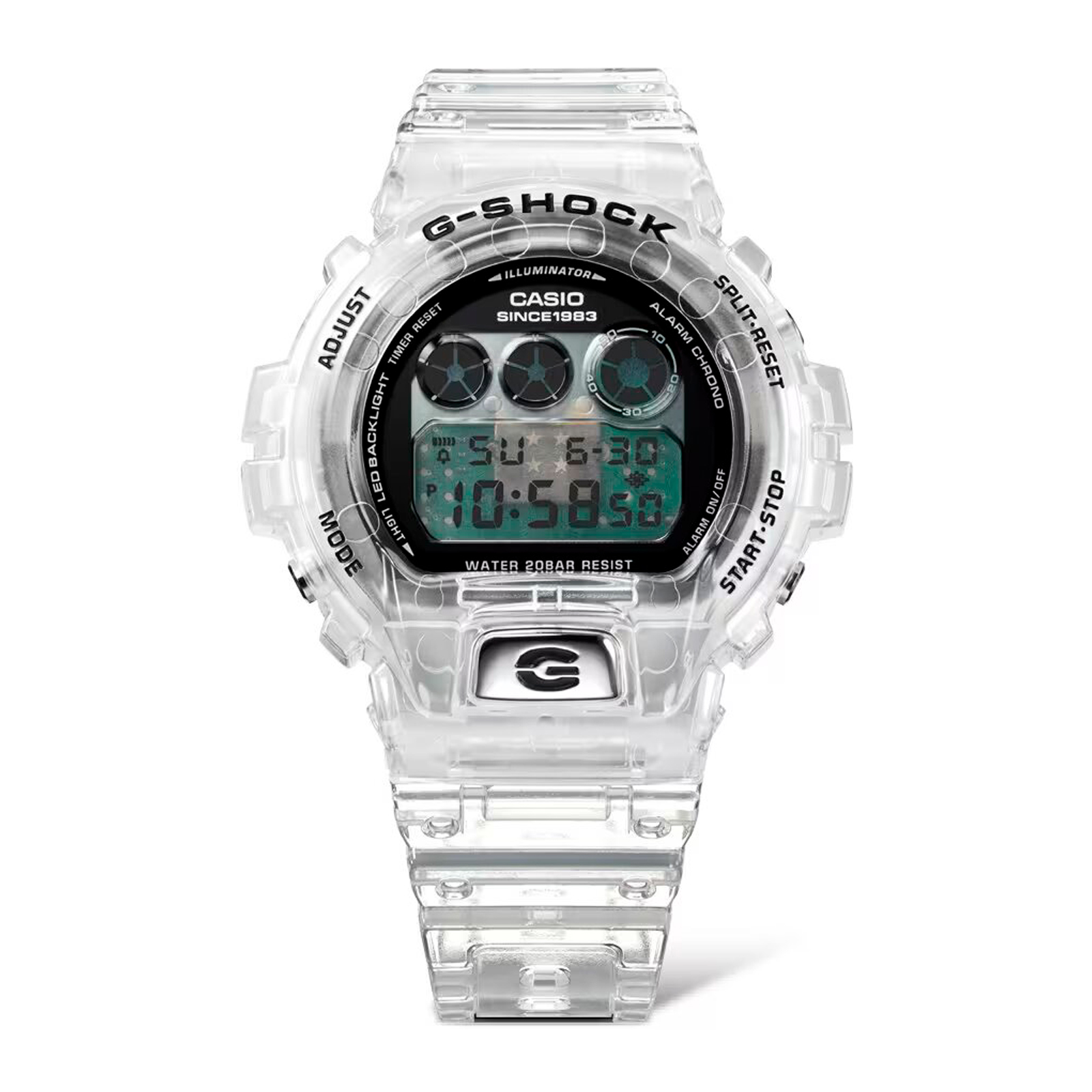 Reloj G-SHOCK DW-6940RX-7D Resina Hombre Transparente