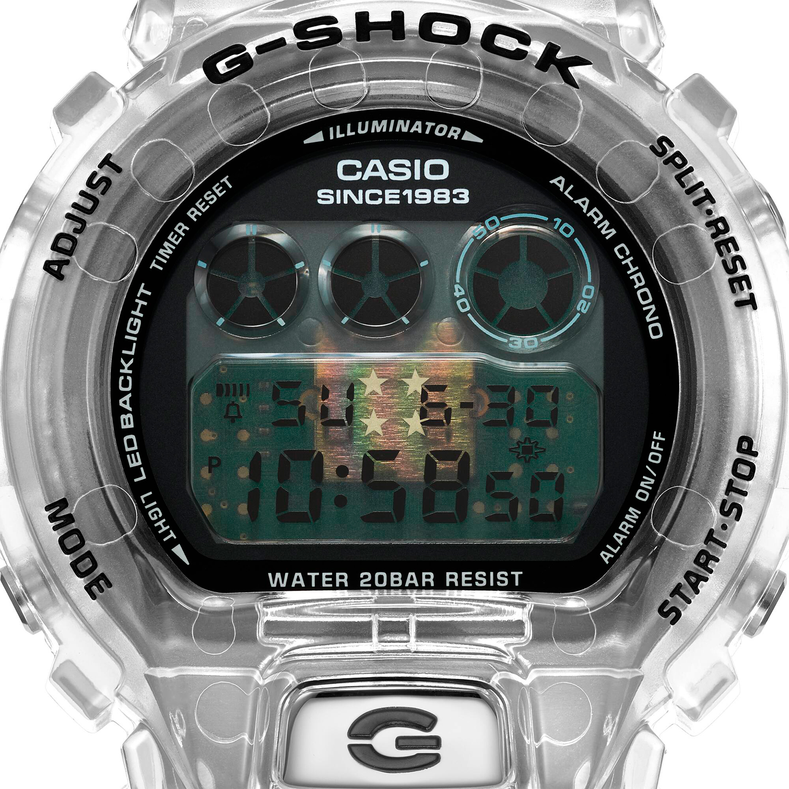 Reloj G-SHOCK DW-6940RX-7D Resina Hombre Transparente