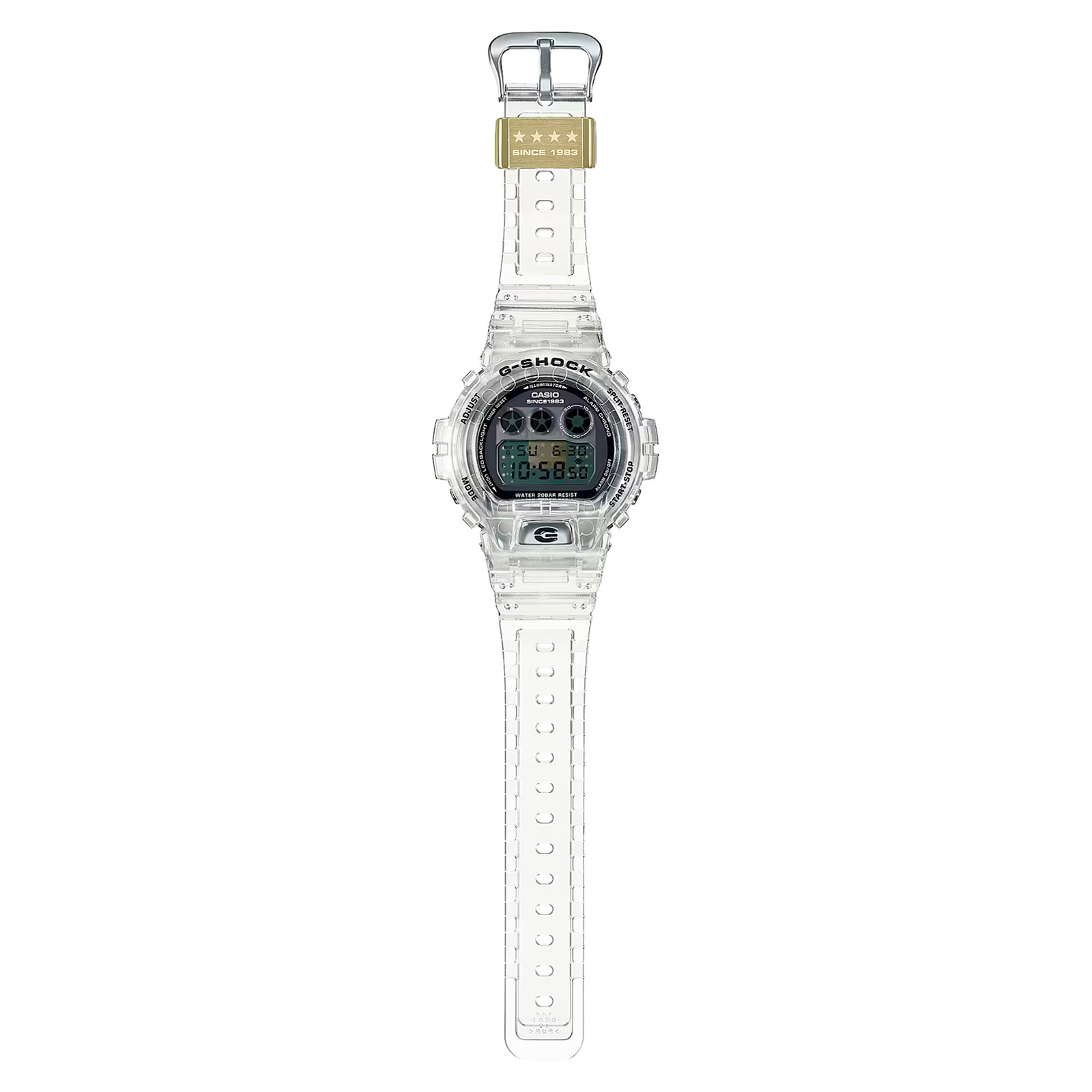 Reloj G-SHOCK DW-6940RX-7D Resina Hombre Transparente