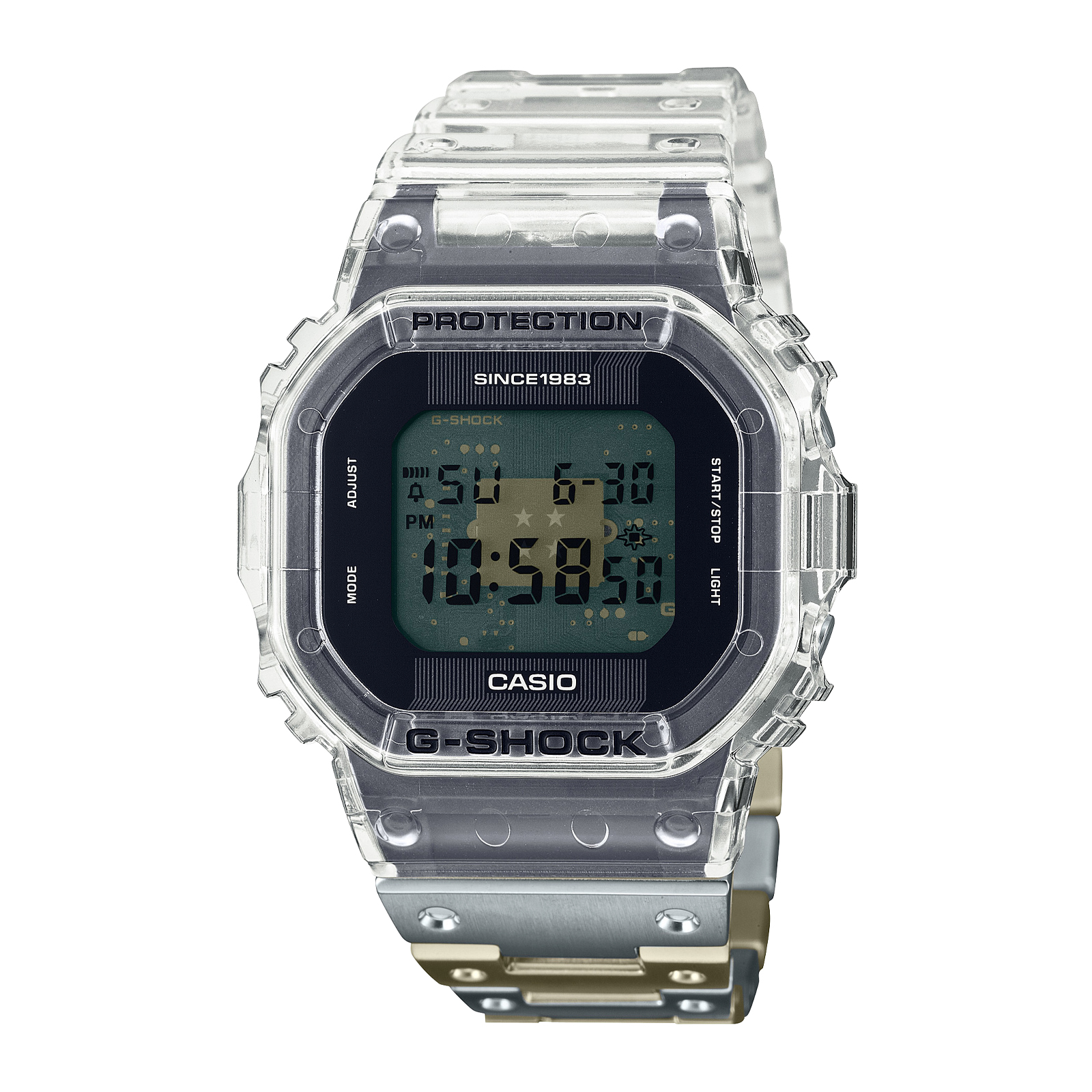 Reloj G-SHOCK DWE-5640RX-7D Carbono/Resina Hombre Transparente