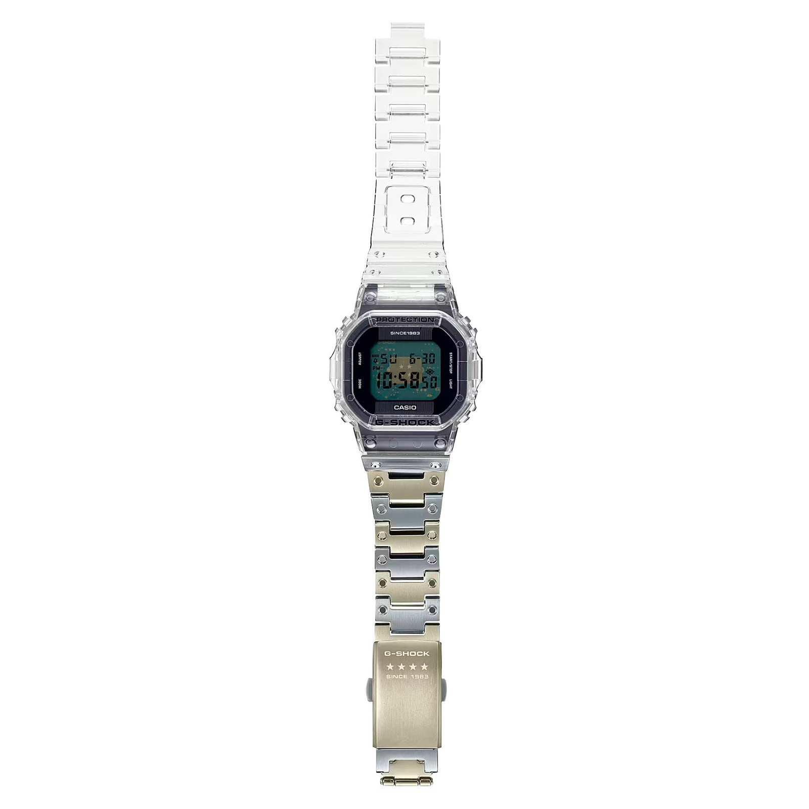 Reloj G-SHOCK DWE-5640RX-7D Carbono/Resina Hombre Transparente