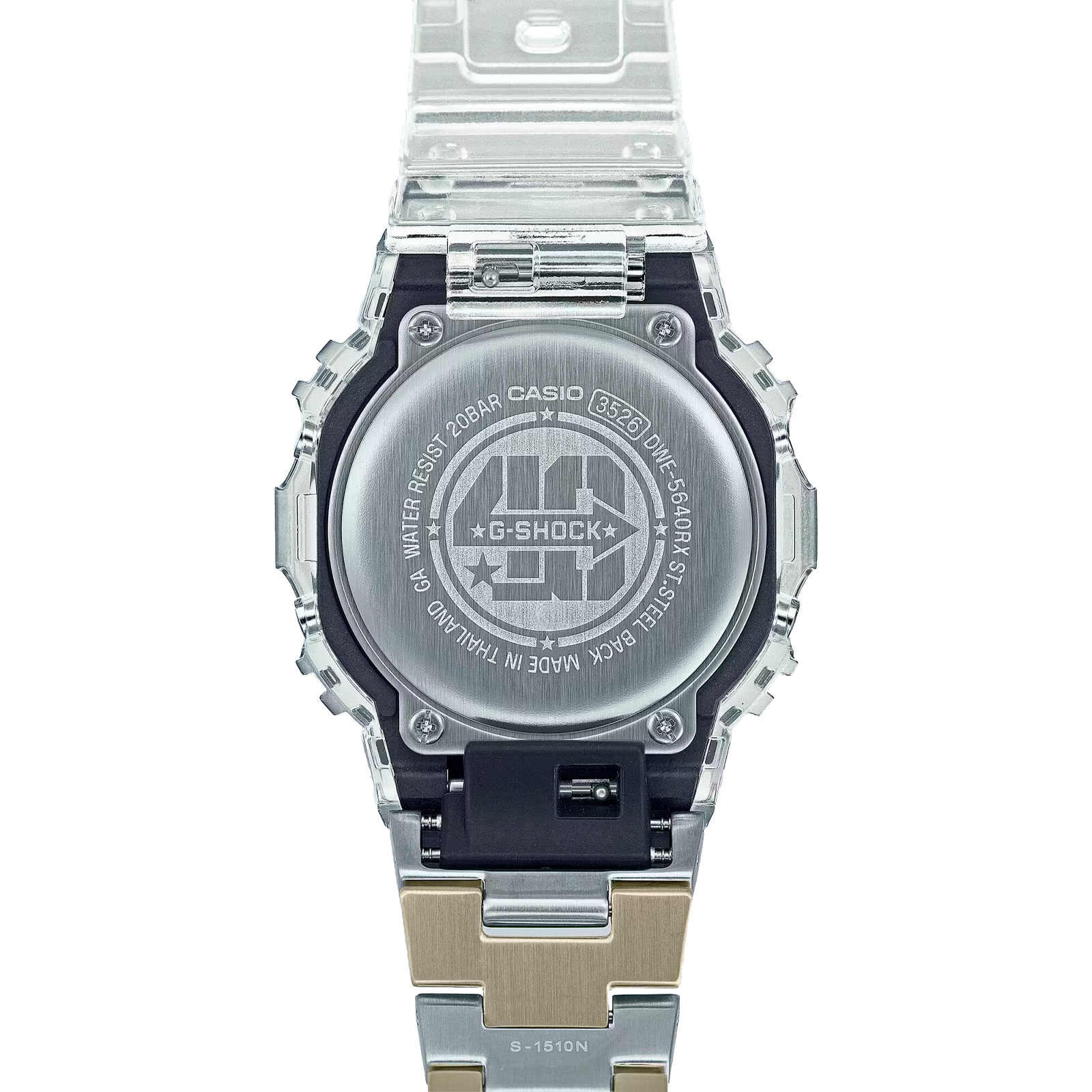 Reloj G-SHOCK DWE-5640RX-7D Carbono/Resina Hombre Transparente