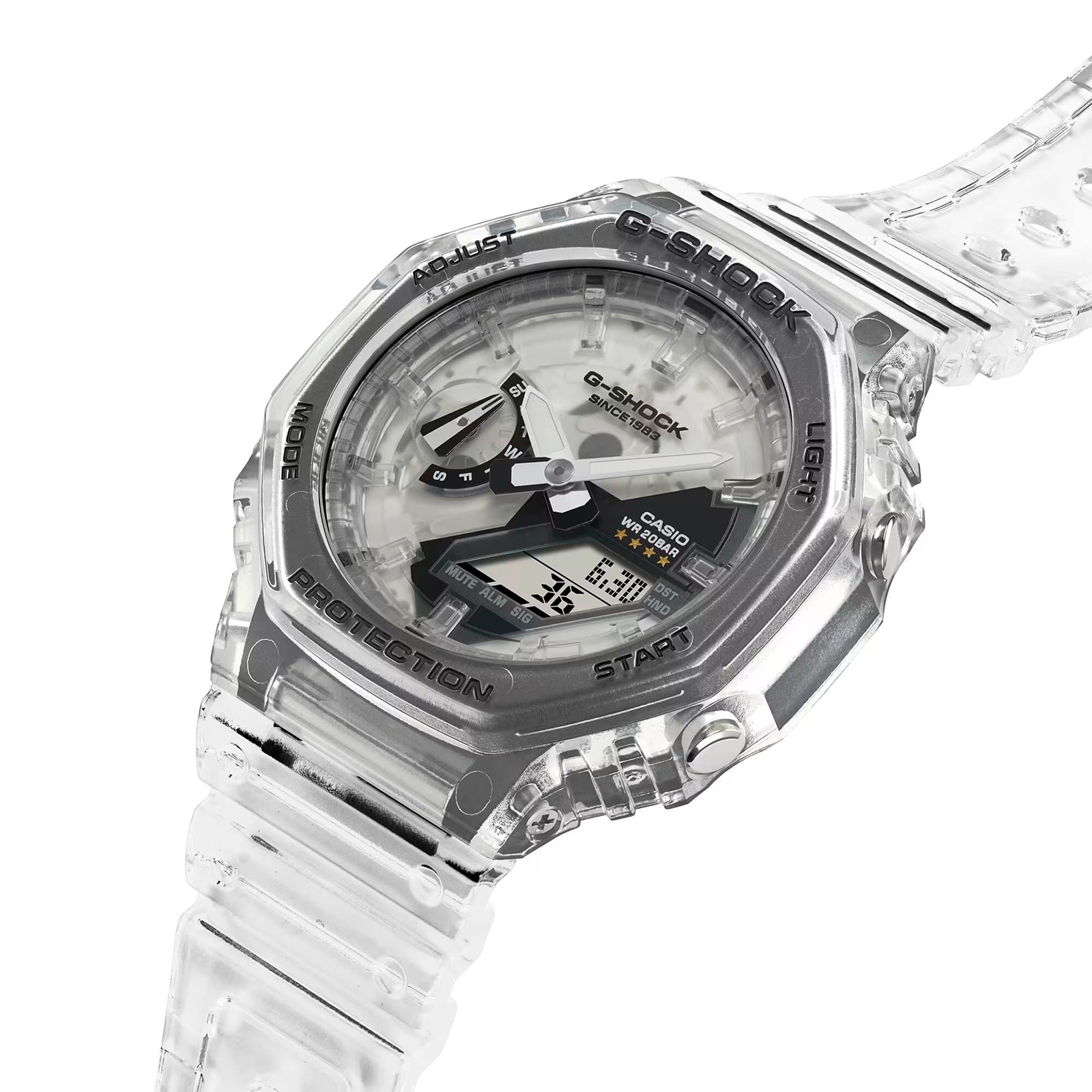 Reloj G-SHOCK GA-2140RX-7A Carbono/Resina Hombre Transparente