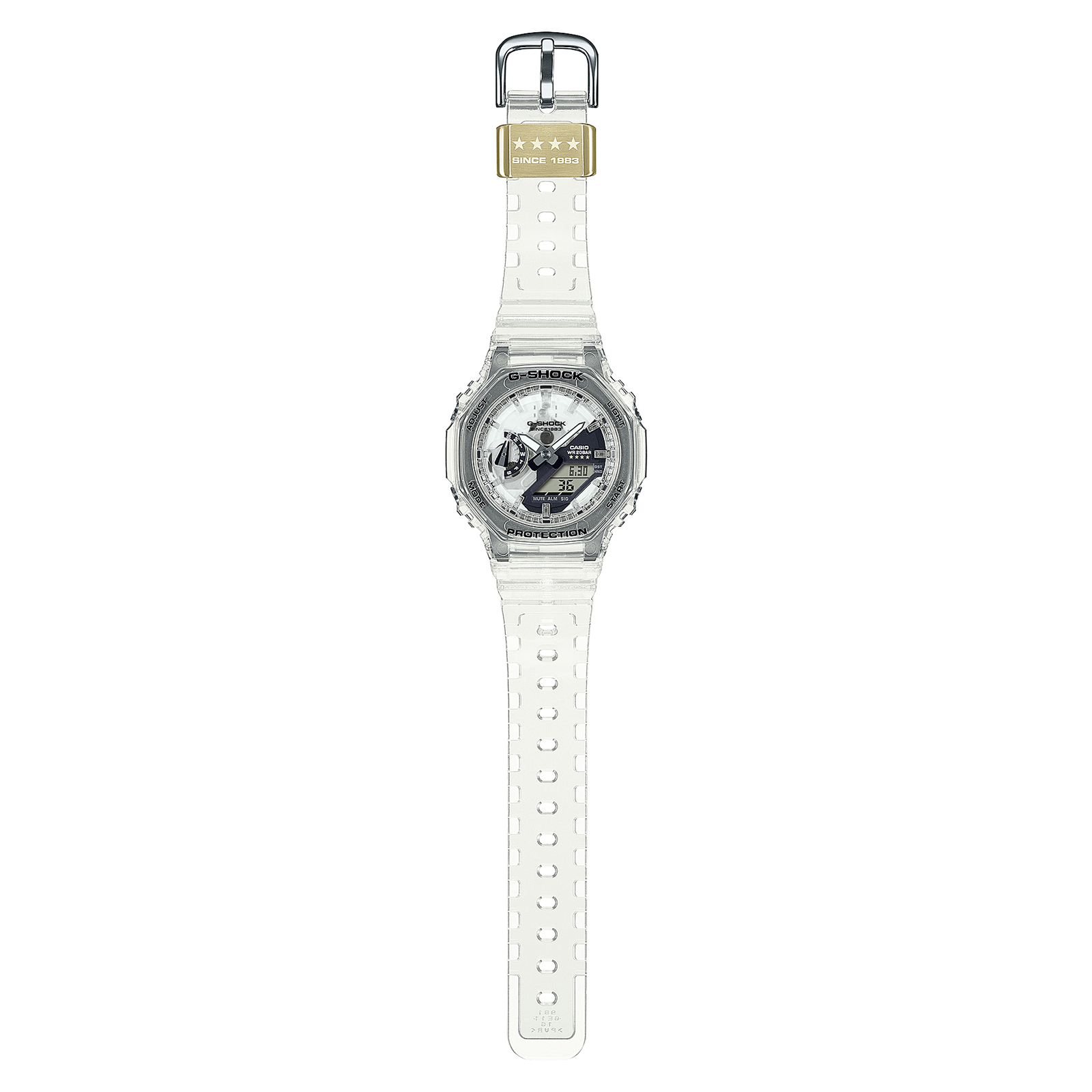 Reloj G-SHOCK GMA-S2140RX-7A Carbono/Resina Mujer Transparente