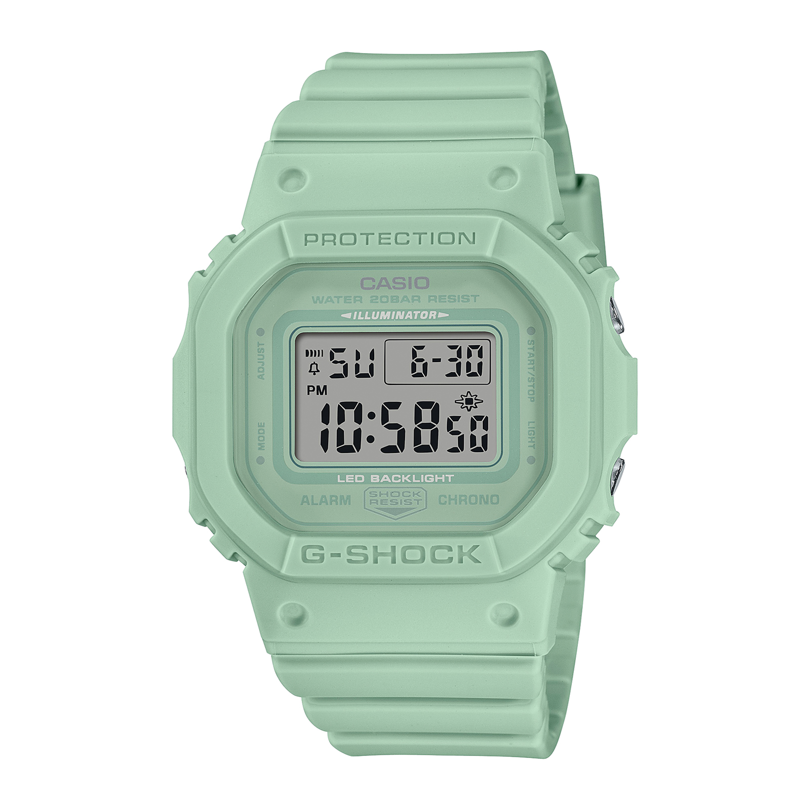 El icónico G-Shock DW-5600 en amarillo, azul y verde