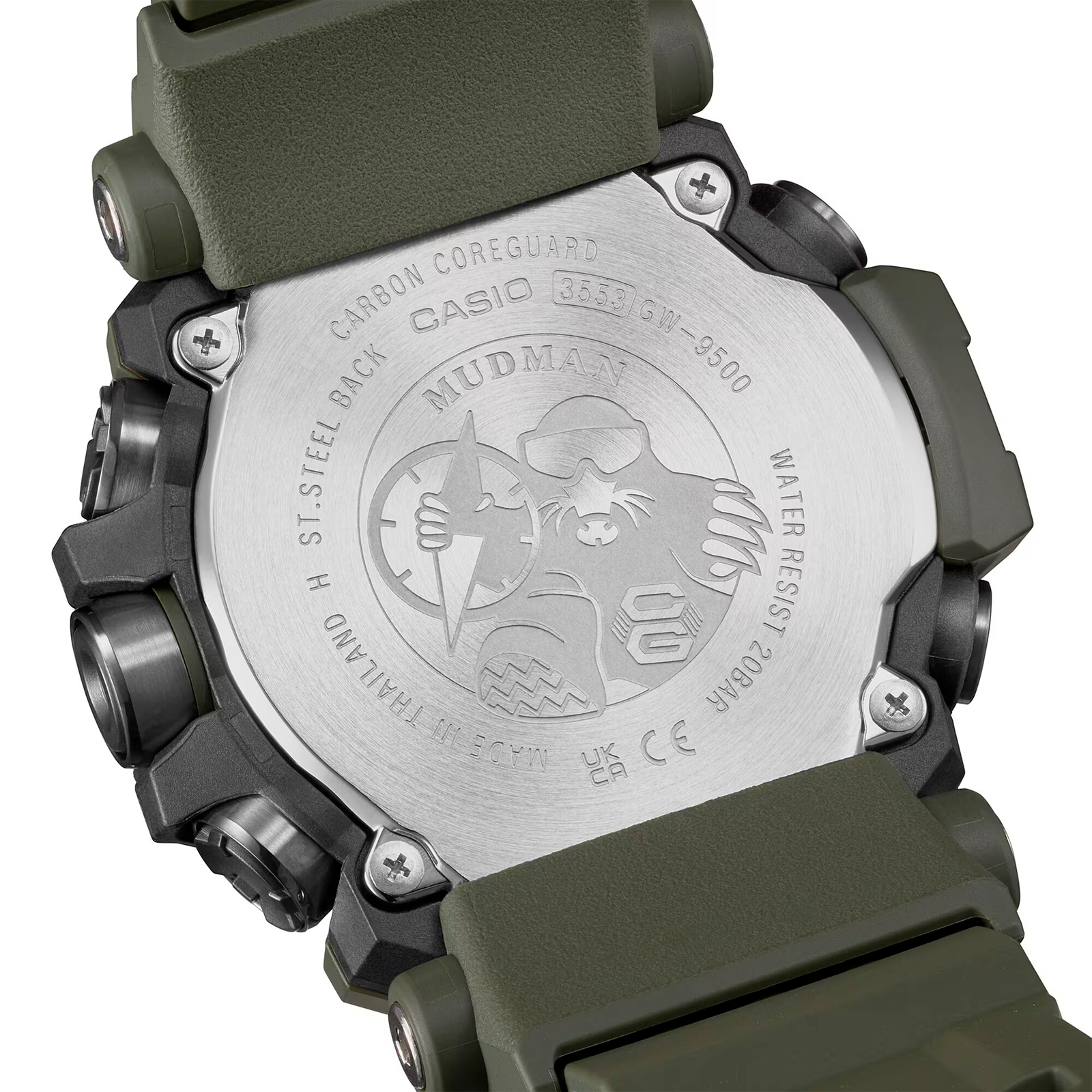 Reloj G-SHOCK GW-9500-3D Resina Hombre Negro/Verde