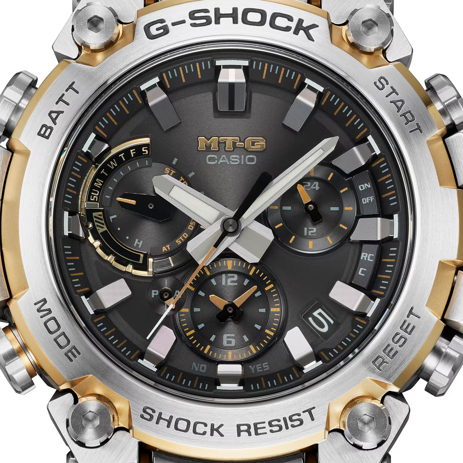 Reloj G-SHOCK MTG-B3000D-1A9 Resina/Acero Hombre Plateado