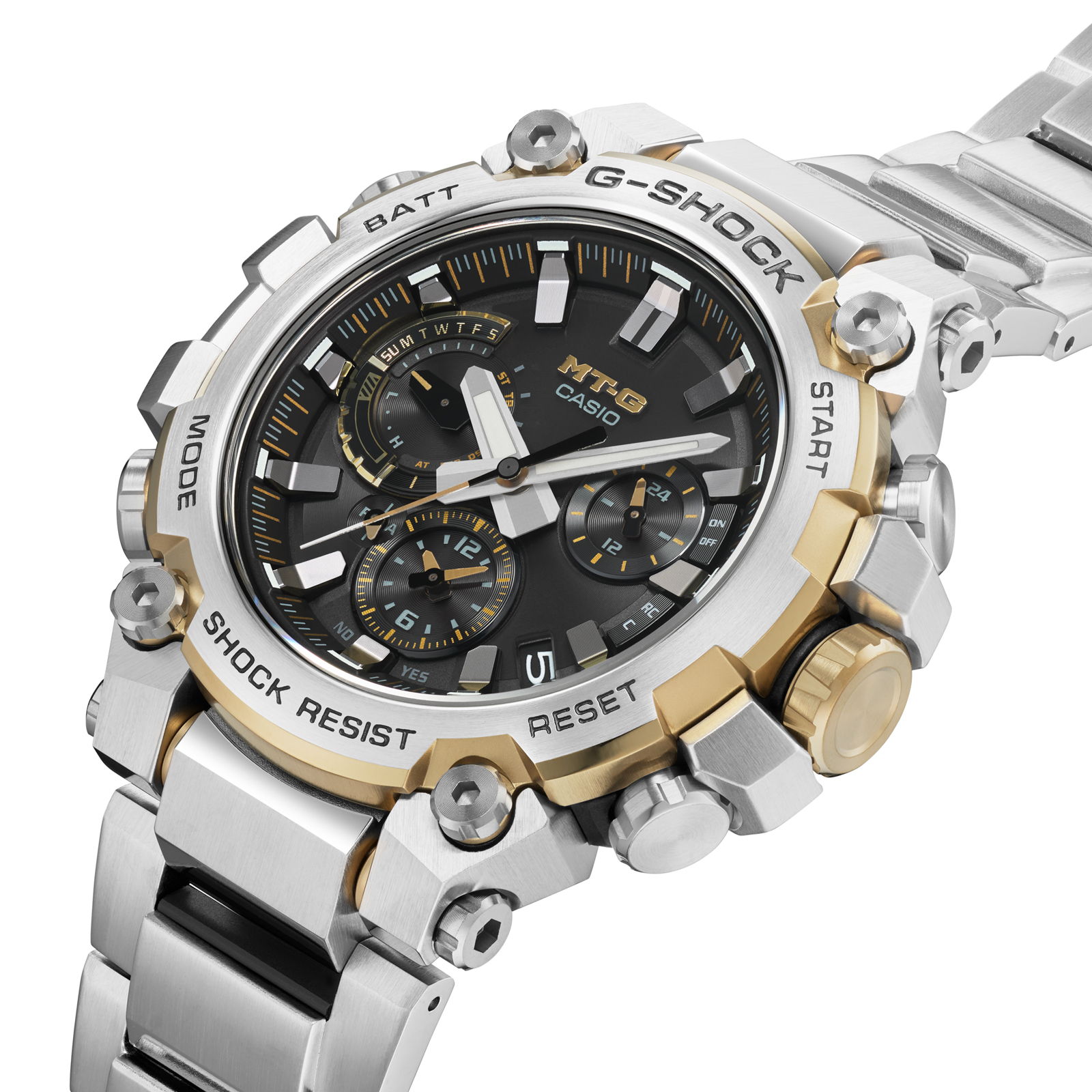 Reloj G-SHOCK MTG-B3000D-1A9 Resina/Acero Hombre Plateado
