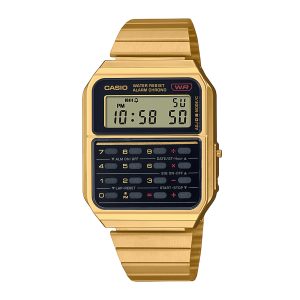 Reloj CASIO CA-500WEG-1A Resina/Cromado Juvenil Dorado