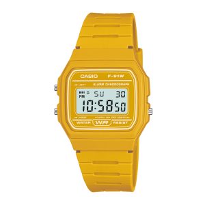 Reloj CASIO F-91WC-9A Resina Juvenil Amarillo