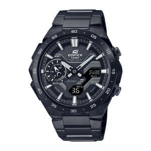 Reloj EDIFICE ECB-2200DC-1A Carbono/Acero Hombre Negro