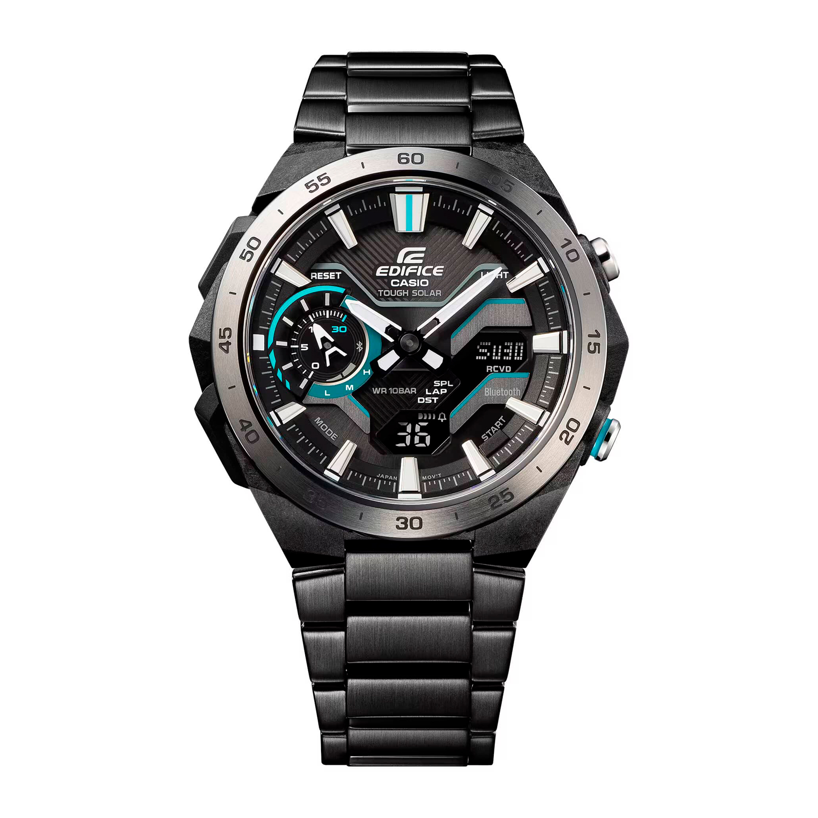 Reloj EDIFICE ECB-2200DD-1A Carbono/Acero Hombre Negro