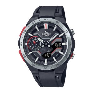 Reloj EDIFICE ECB-2200P-1A Carbono/Acero Hombre Negro