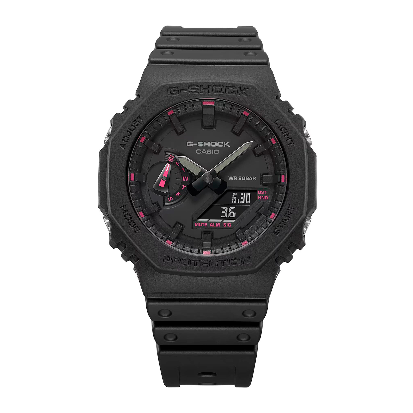 Reloj G-SHOCK GA-2100P-1A Carbono/Resina Unisex Negro