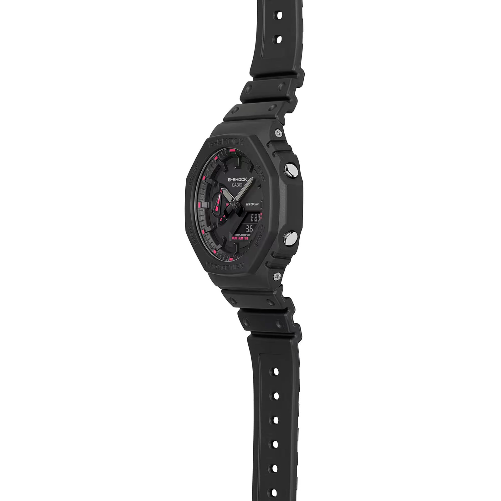 Reloj G-SHOCK GA-2100P-1A Carbono/Resina Unisex Negro