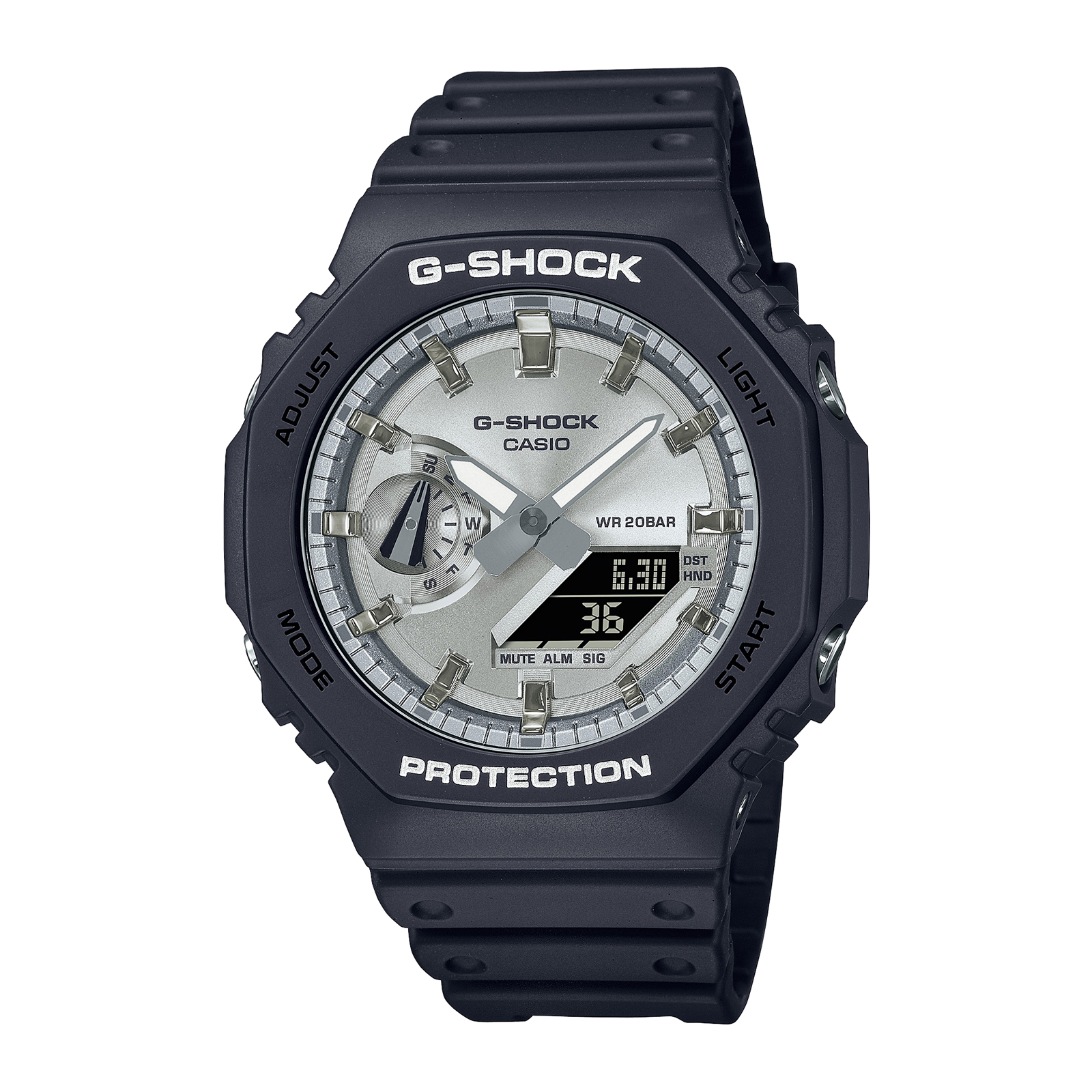 Reloj G-SHOCK GA-2100SB-1A Carbono/Resina Hombre Negro