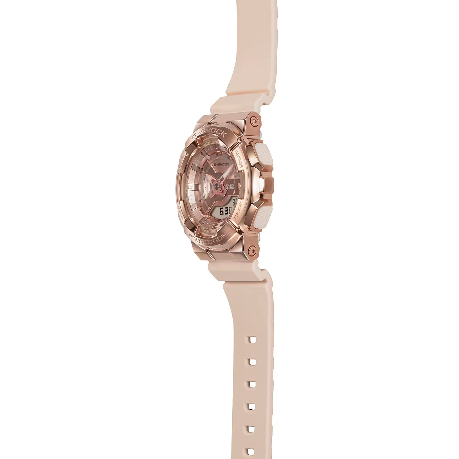 Reloj G-SHOCK GM-S110PG-4A Resina/Acero Mujer Oro Rosa