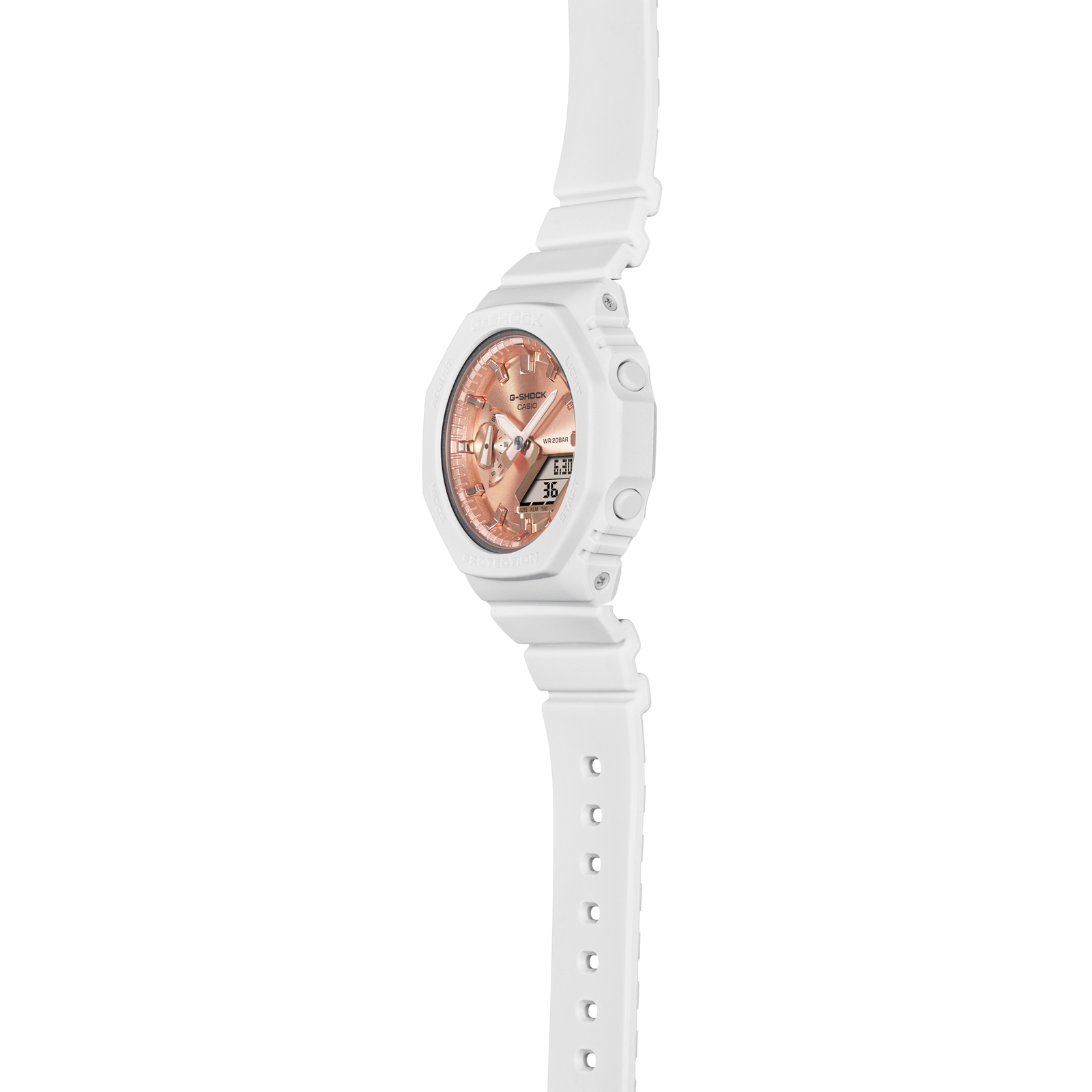 Reloj G-SHOCK GMA-S2100MD-7A Carbono/Resina Mujer Blanco