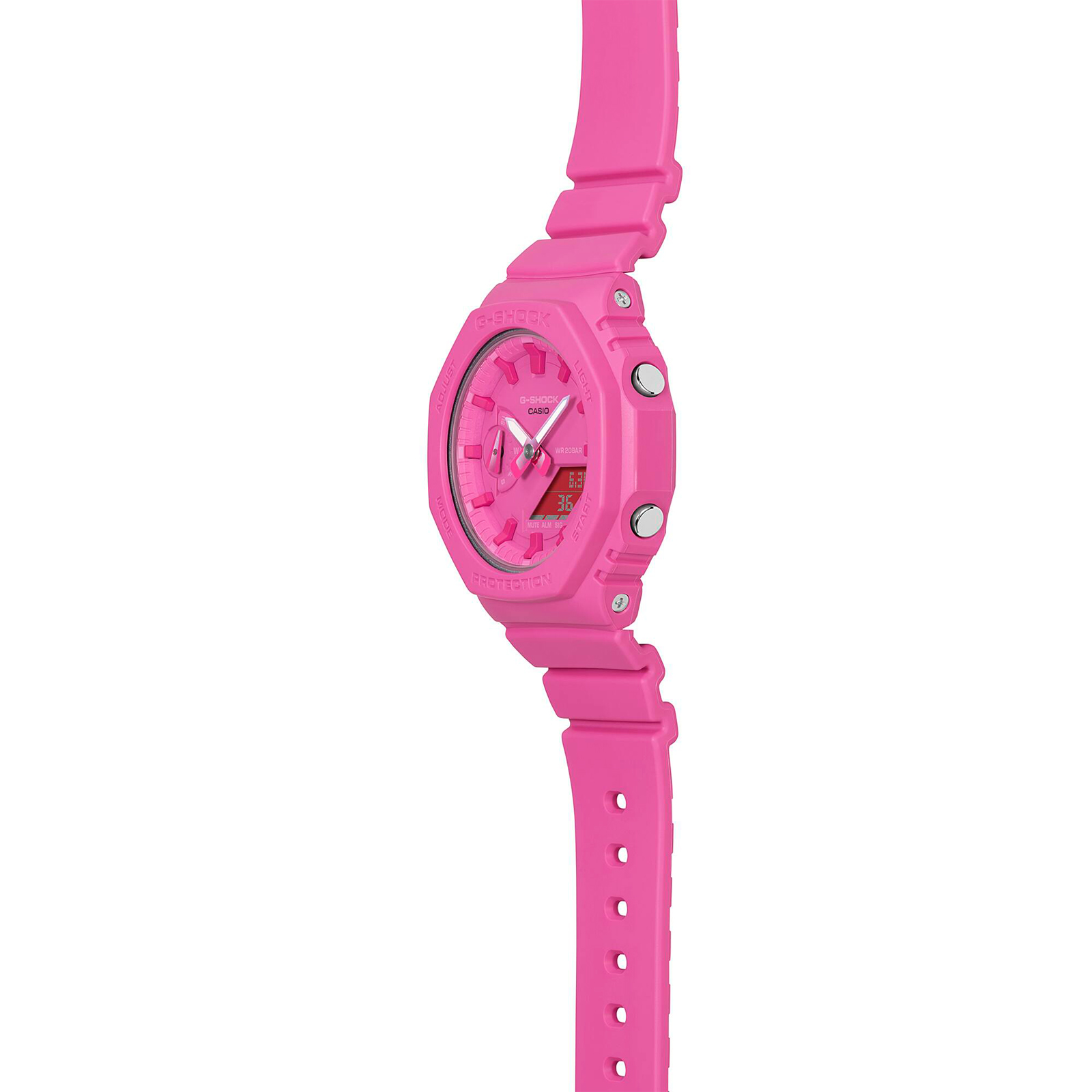 Reloj G-SHOCK GMA-S2100P-4A Carbono/Resina Mujer Rosado