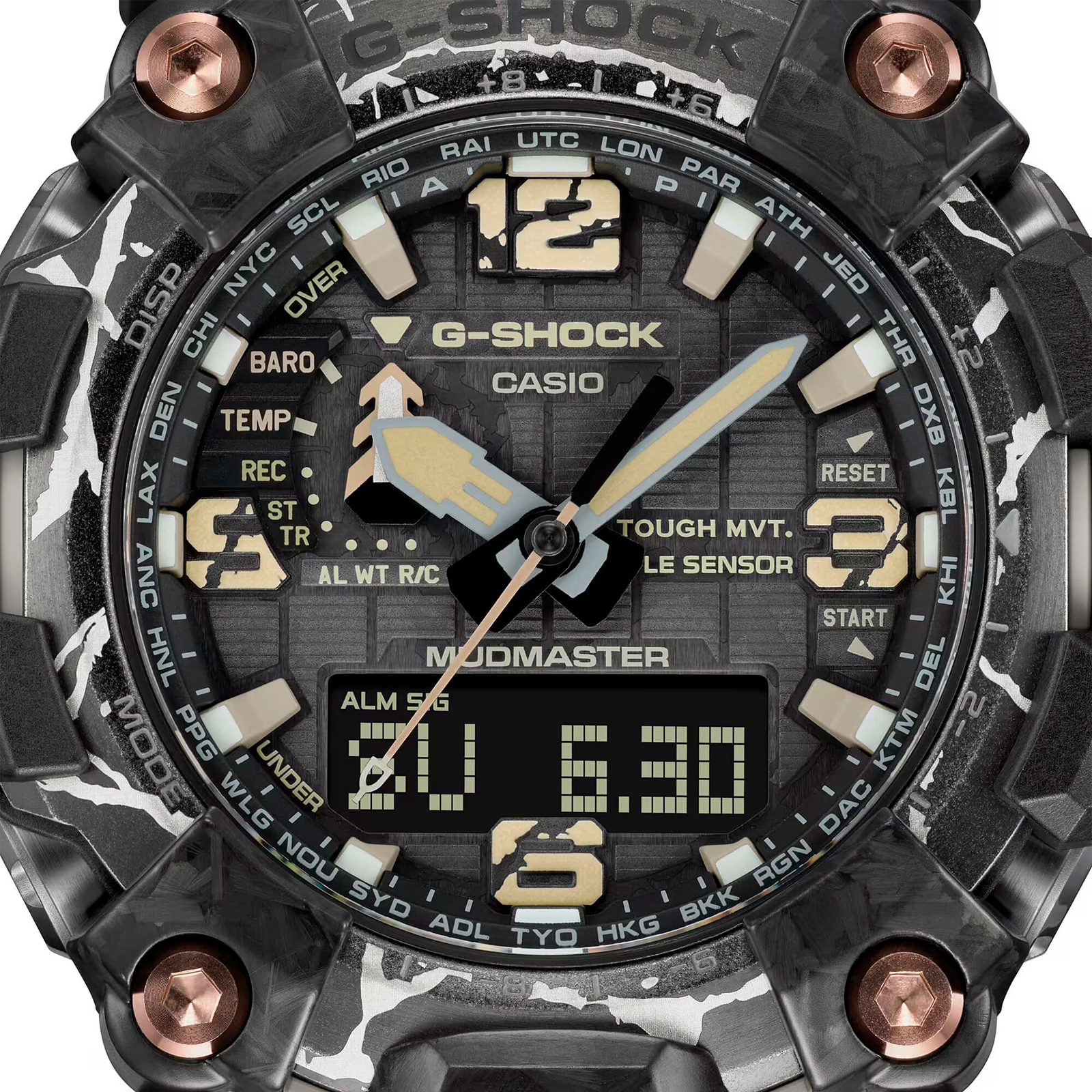 Reloj G-SHOCK GWG-2000CR-1A Resina/Acero Hombre Negro