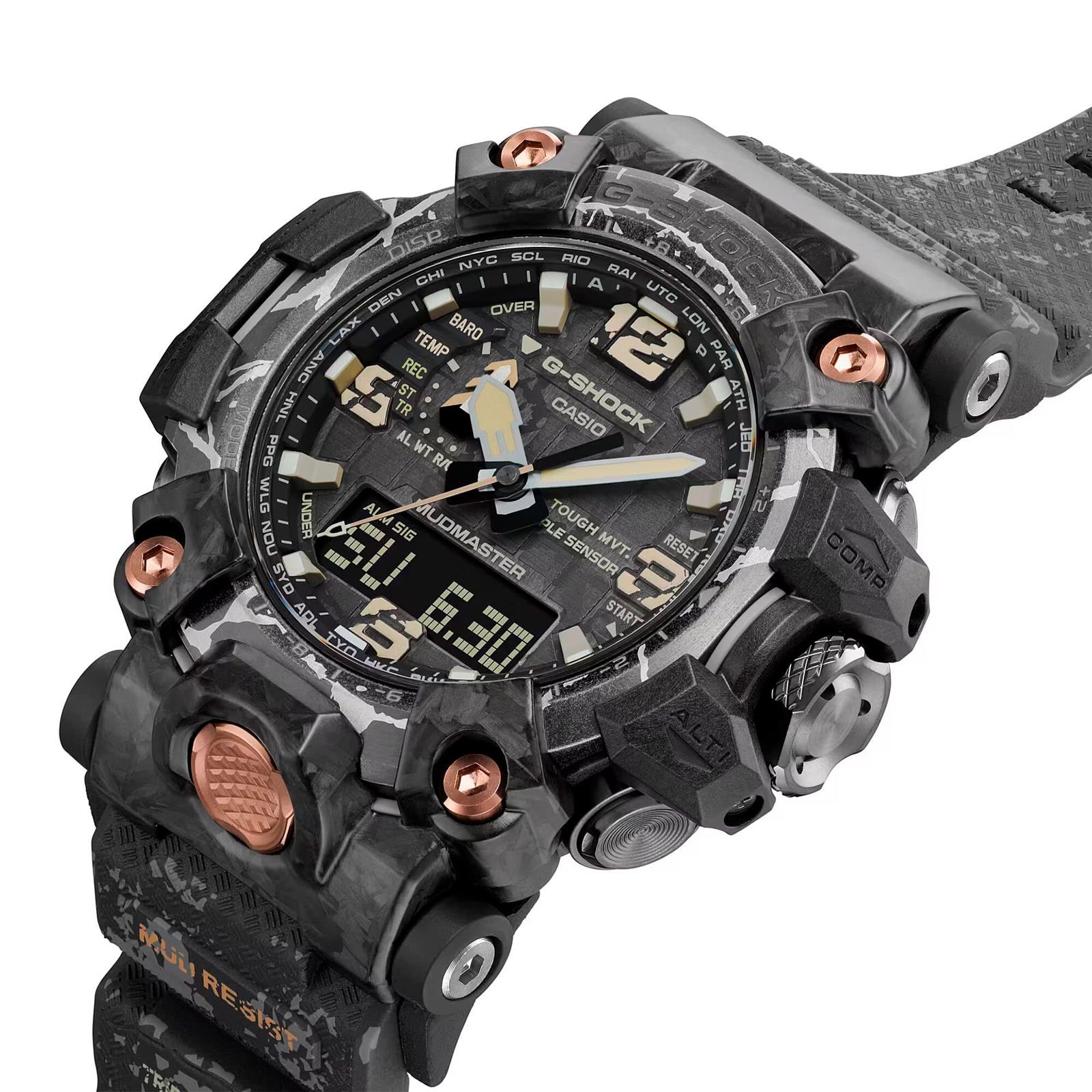 Reloj G-SHOCK GWG-2000CR-1A Resina/Acero Hombre Negro