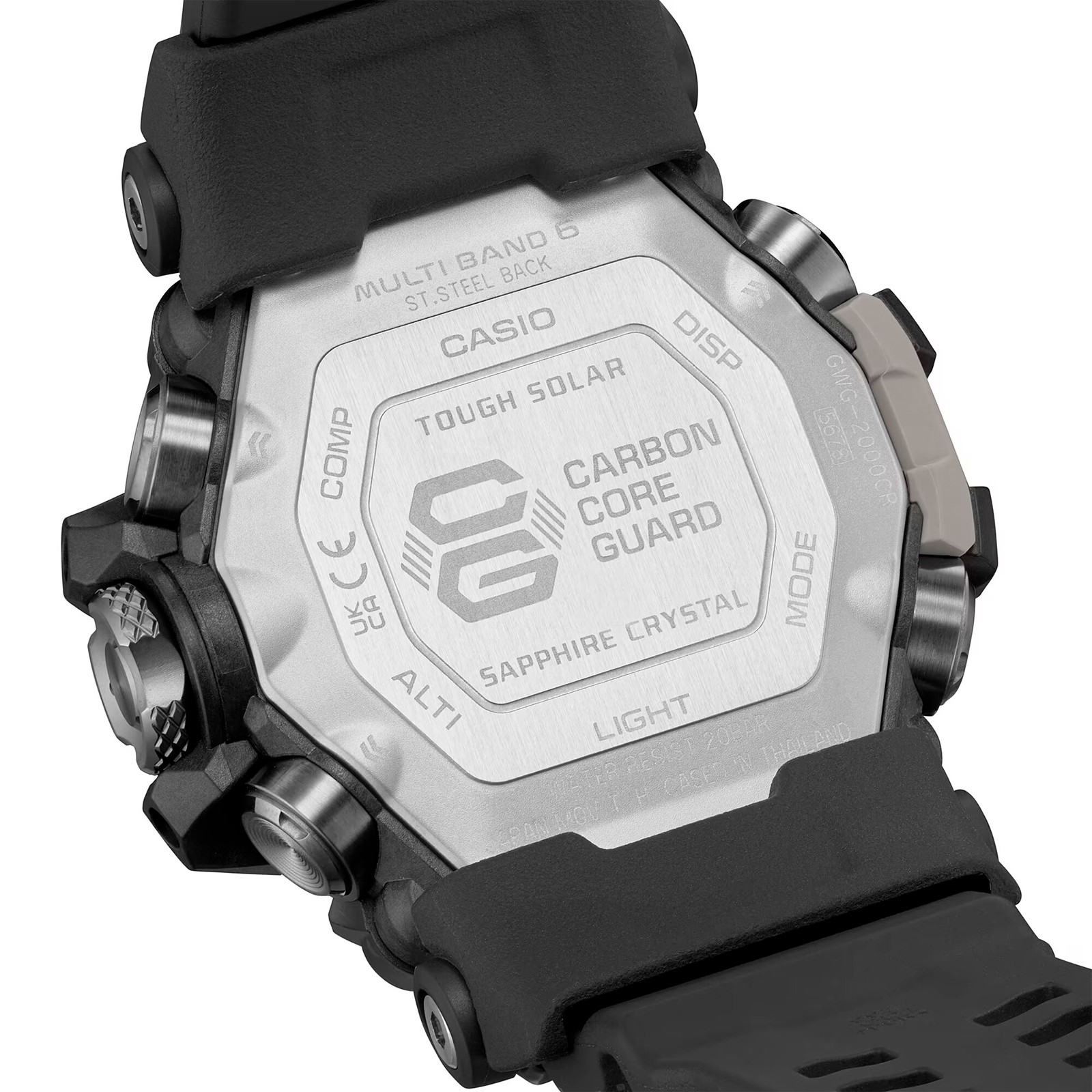 Reloj G-SHOCK GWG-2000CR-1A Resina/Acero Hombre Negro