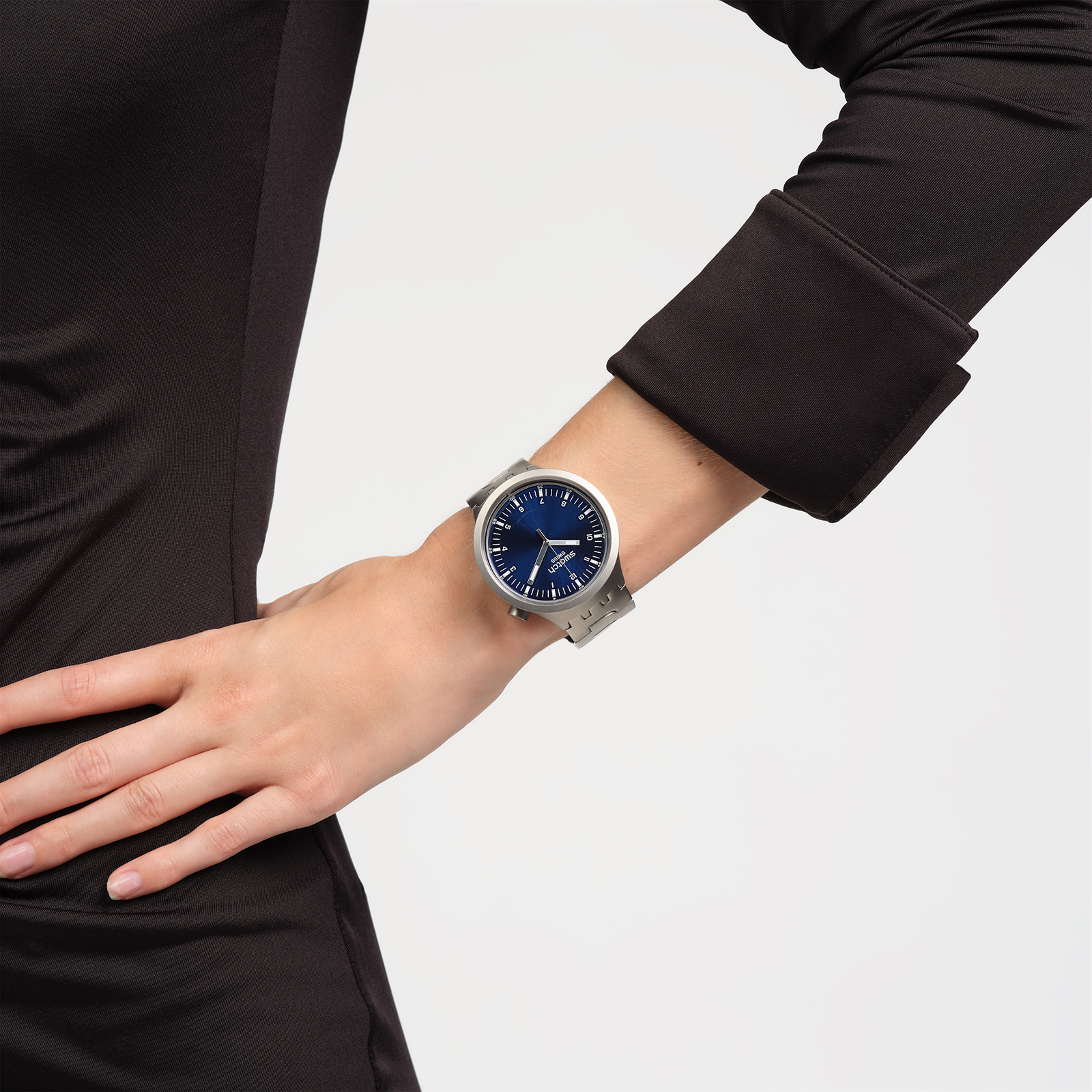 Reloj SWATCH INDIGO HOUR SB07S102G Plateado