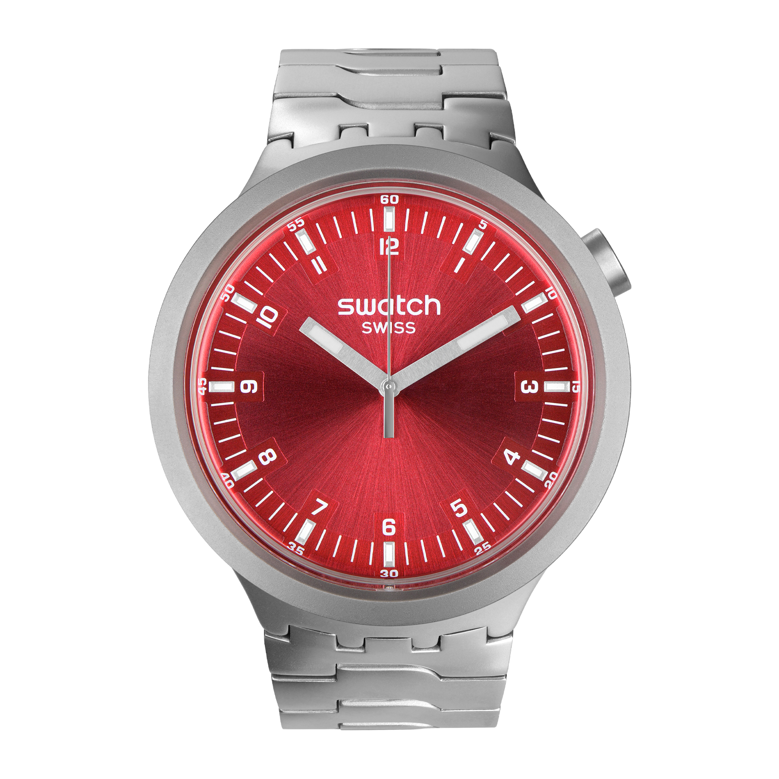 Reloj SWATCH SCARLET SHIMMER SB07S104G Plateado