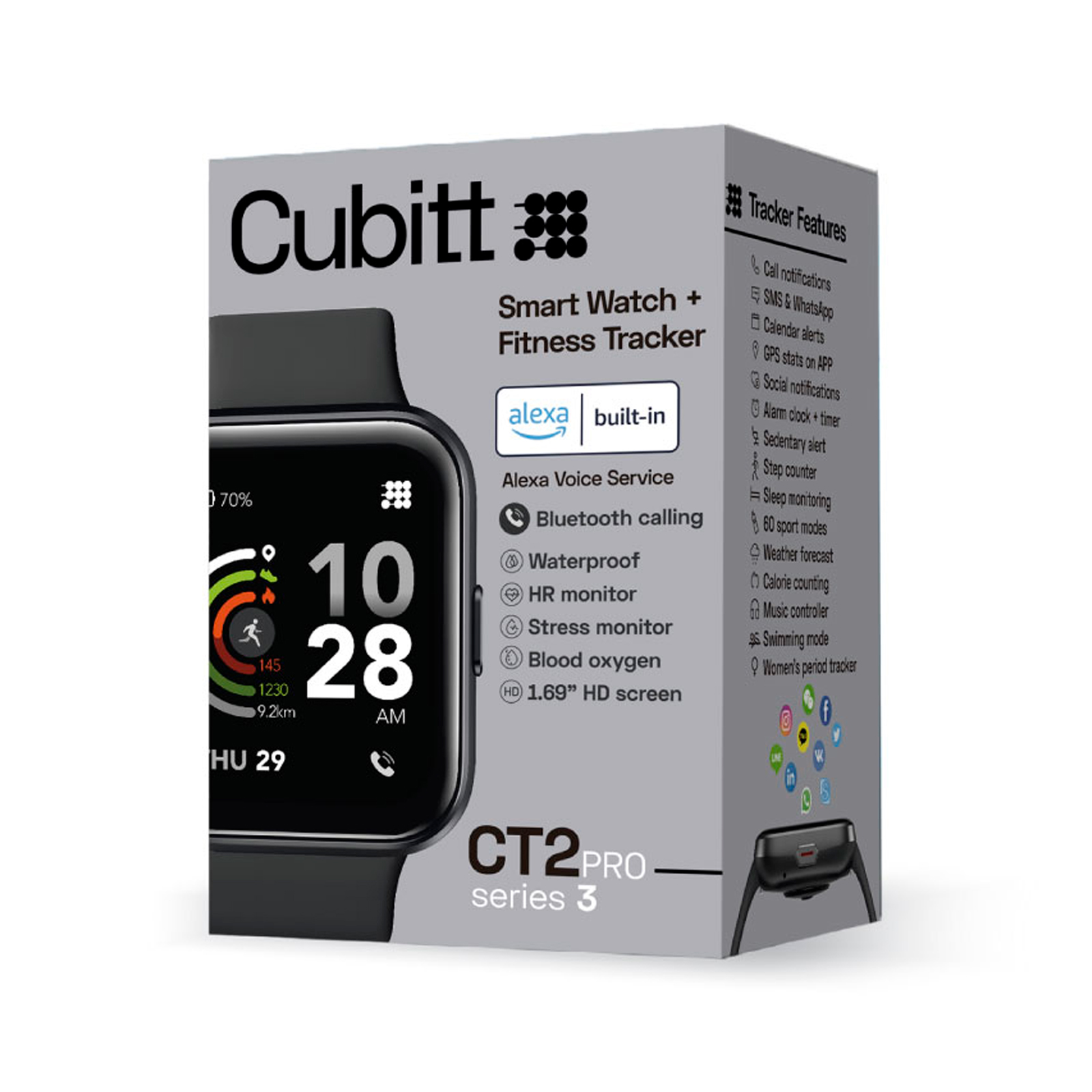 Smartwatch CUBITT CT2 PRO S3 Azul